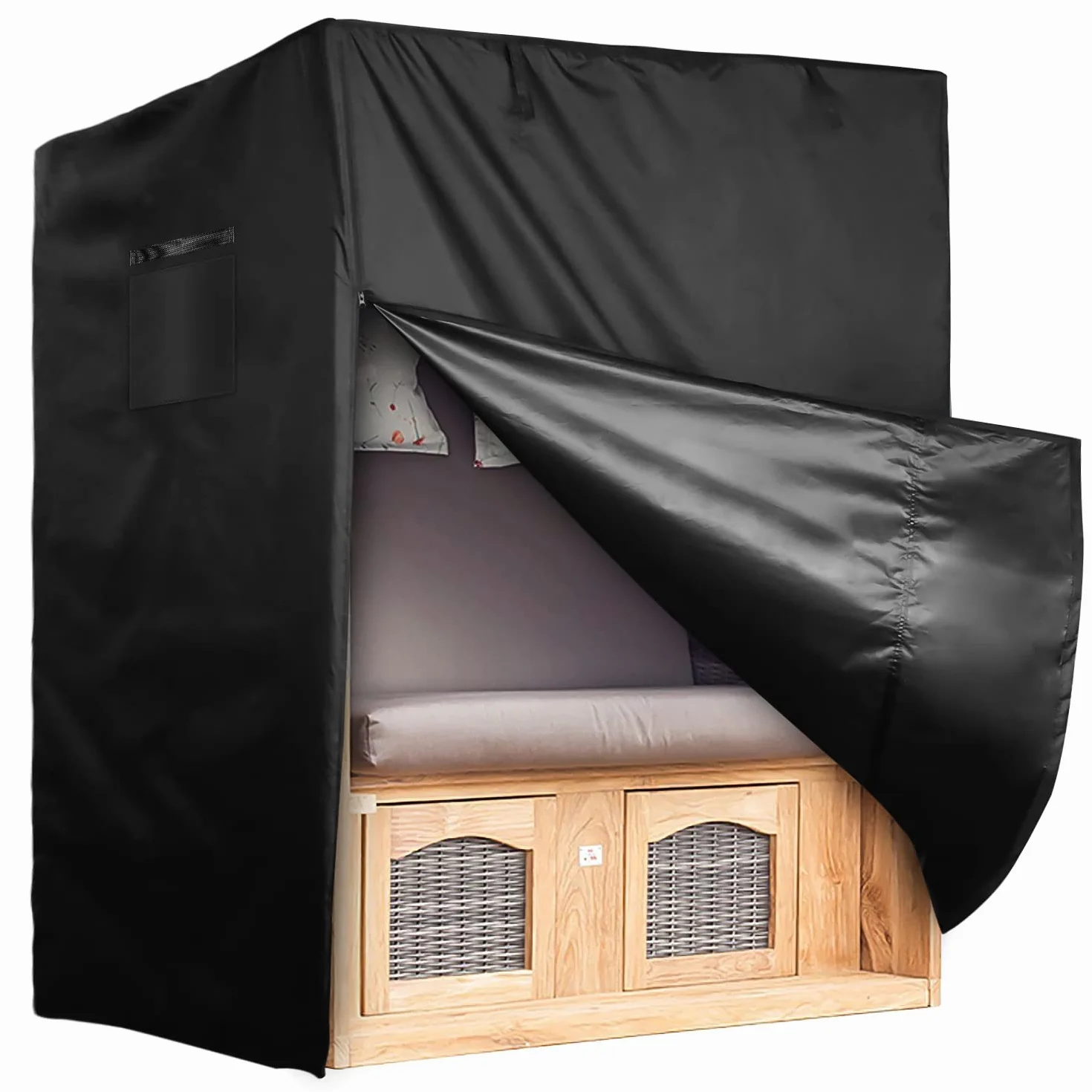 Pokrowiec ochronny na kosz plażowy 600D Oxford 2-osobowy 110x120 cm wodoszczelny