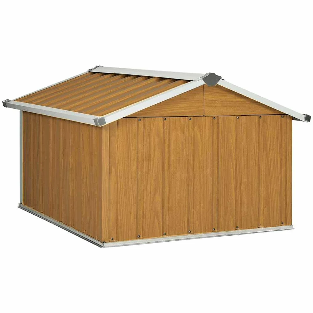 vidaXL Garaż dla kosiarki robotycznej, 92x97x63 cm, galwanizowana stal