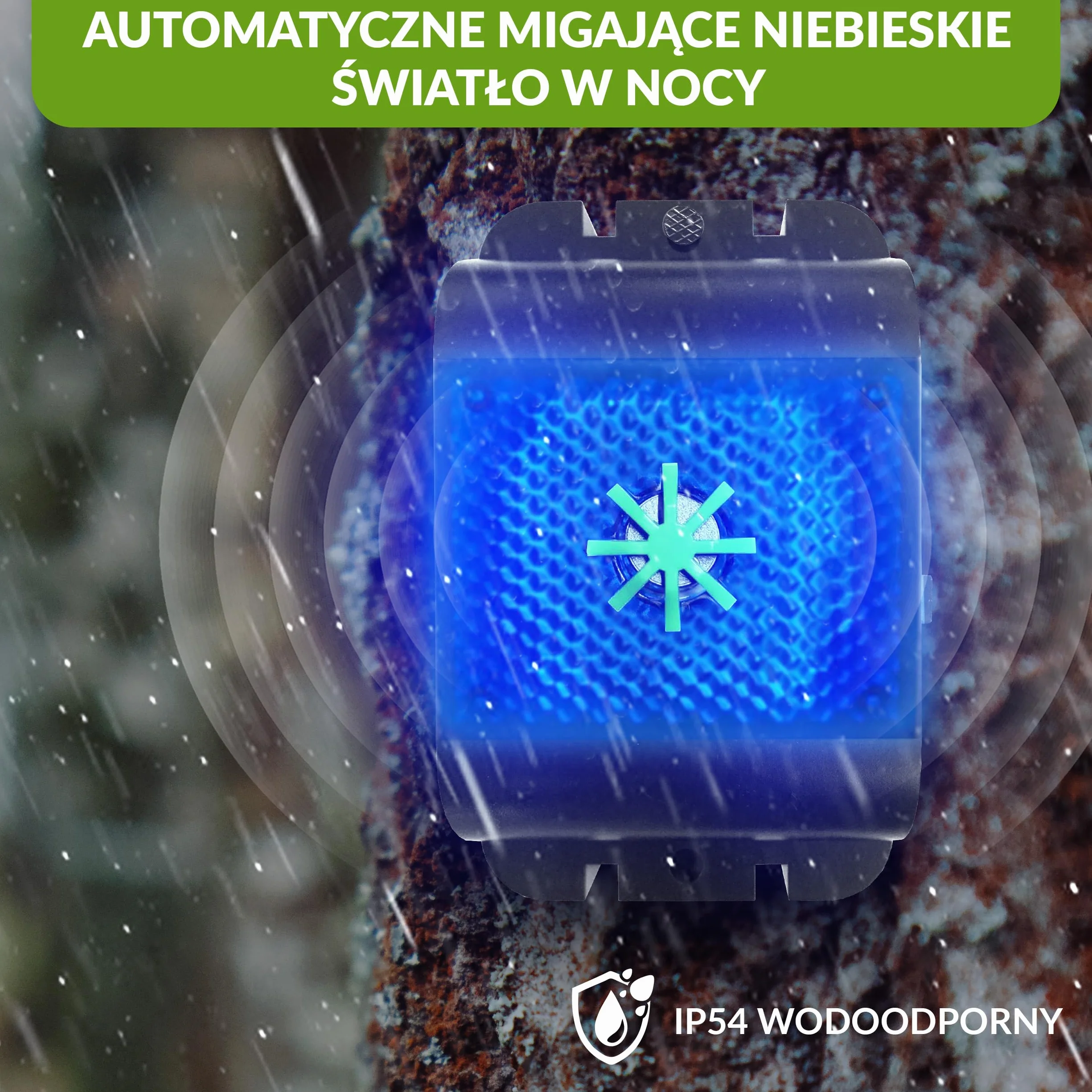 ISOTRONIC Ultradźwiękowy odstraszacz myszy i szczurów 40 m² LED