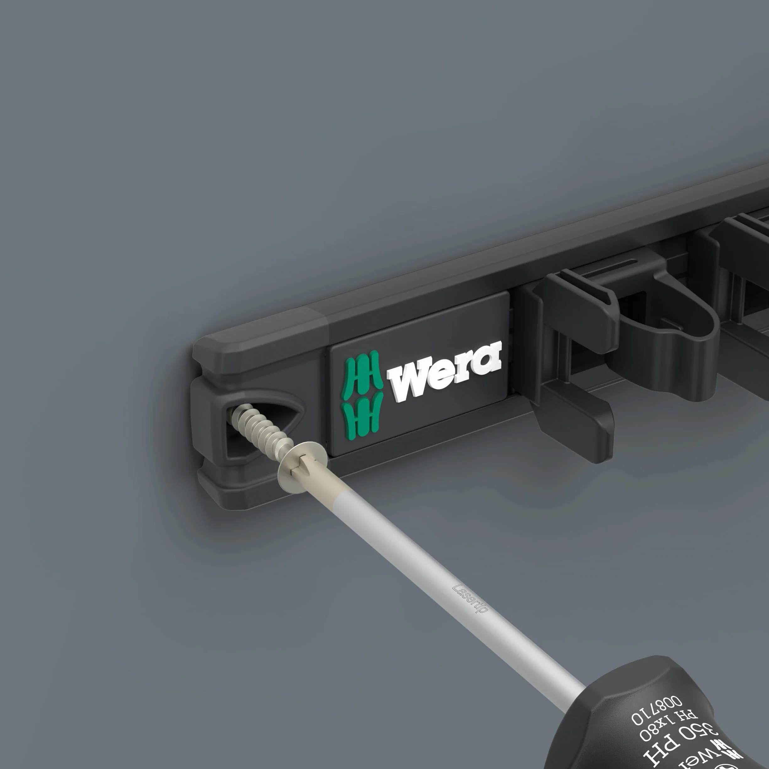 Wera 05051012001 9650 listwa magnetyczna Kraftform zestaw wkrętaków, 10-częściowy