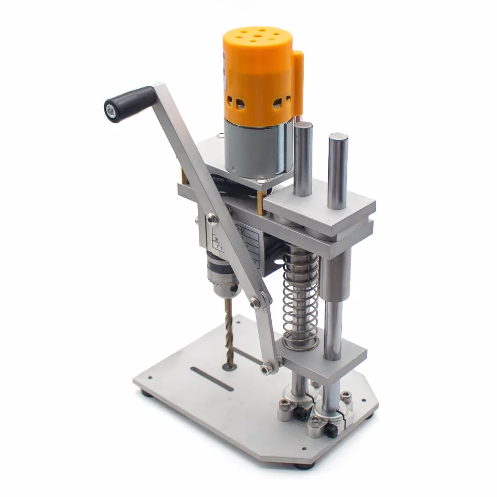 Toplionace Elektryczna Mini Wiertarka Precyzyjna CNC Wiertarka Stołowa Zestaw Wiertarka B10 Uchwyt Metalowy Drewniane Narzędzie do Majsterkowania 795 Silnik
