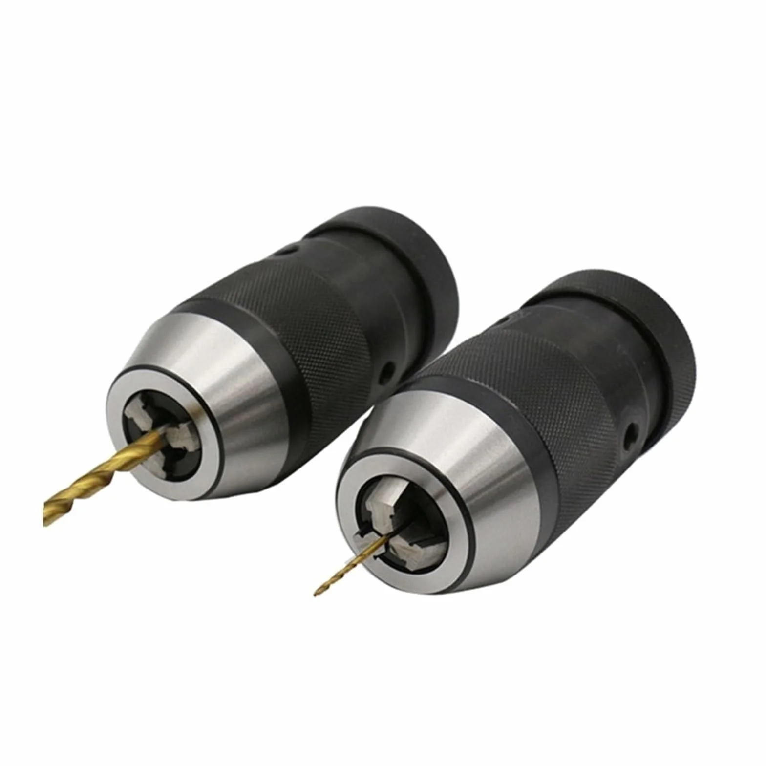 Uchwyt wiertarski Keyless samozaciskowy B12 B16 B18 B22 JT6 tokarka stożek Morse'a elektryczny trzpień tulejowy przewijania wiertarka CNC do obróbki drewna(JT6(1-16MM))