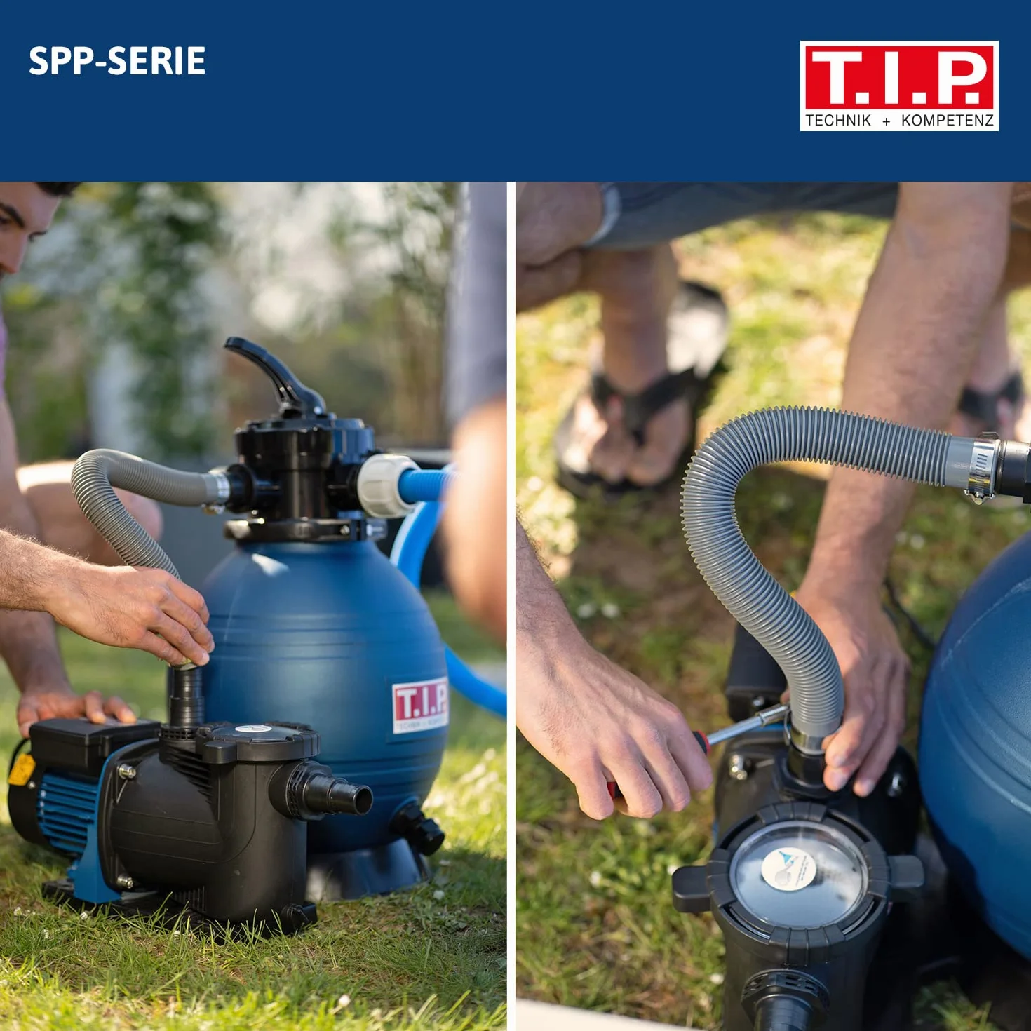 T.I.P. Pompa Basenowa SPP 300 F 300 W 8000 l/h 8,5 m 20 m³