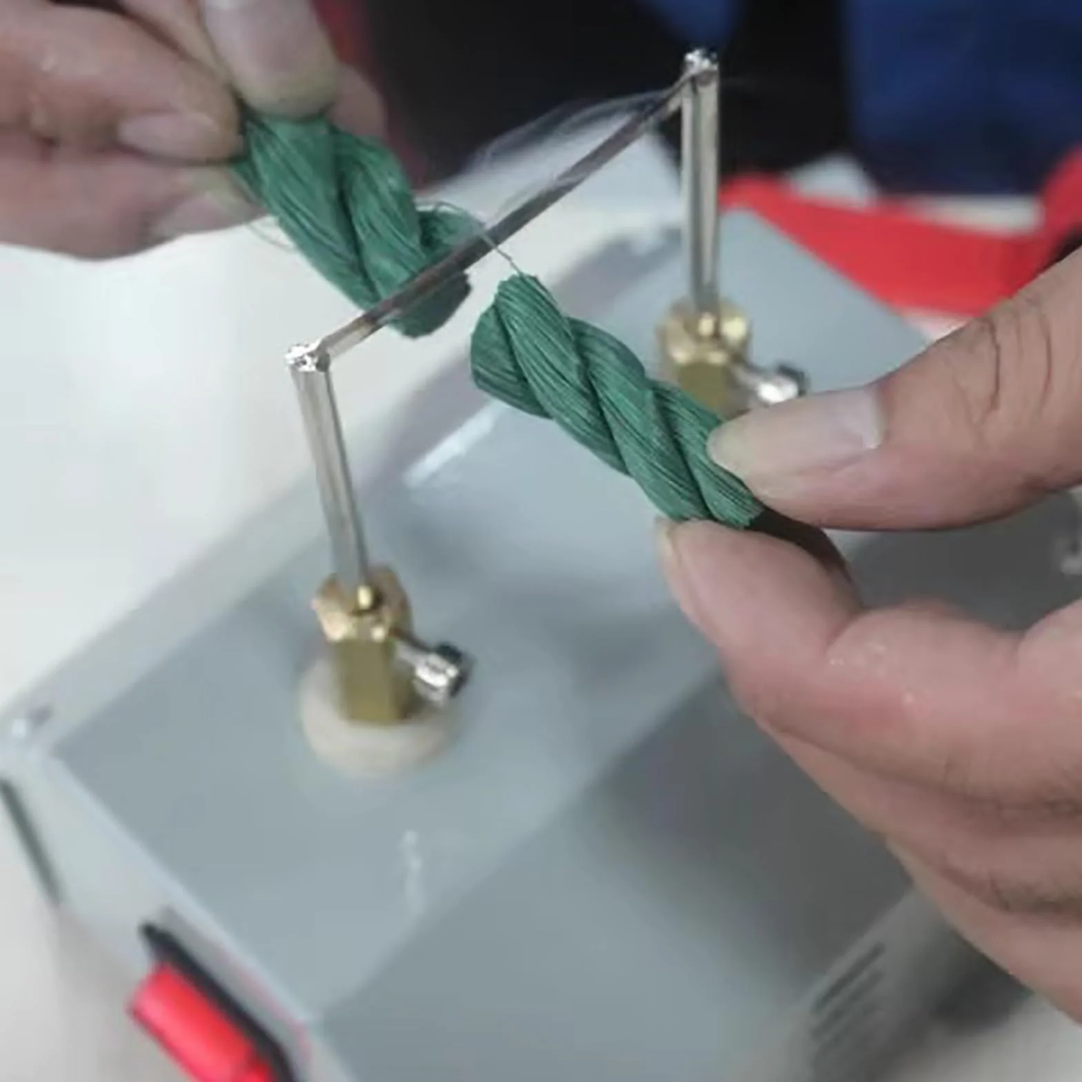 Electric Rope Cutter, Rope Cutter Hot Knife Rope Cutting, 0-800℃ Temperature Contro, 45W Hot Knife Rope Cutting Machine, Ideal for Ribbon, Foam, Webbing, Belting