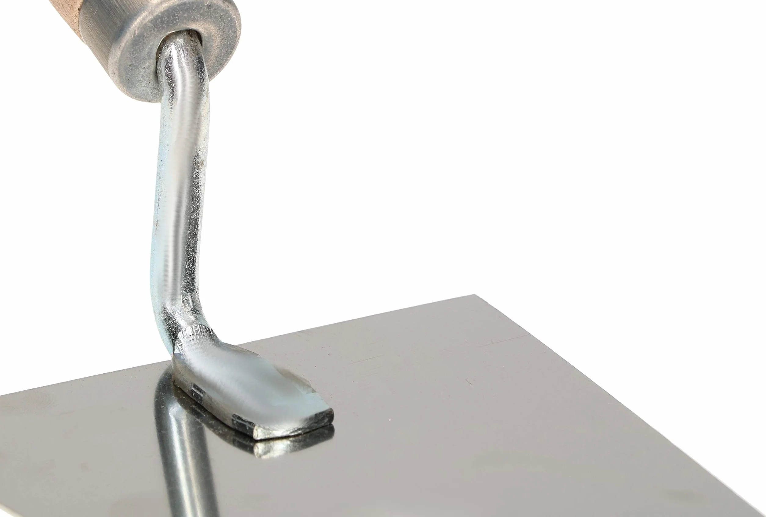 KOTARBAU® Kielnia trapezowa ze stali szlachetnej 130mm x 63mm z drewnianym uchwytem