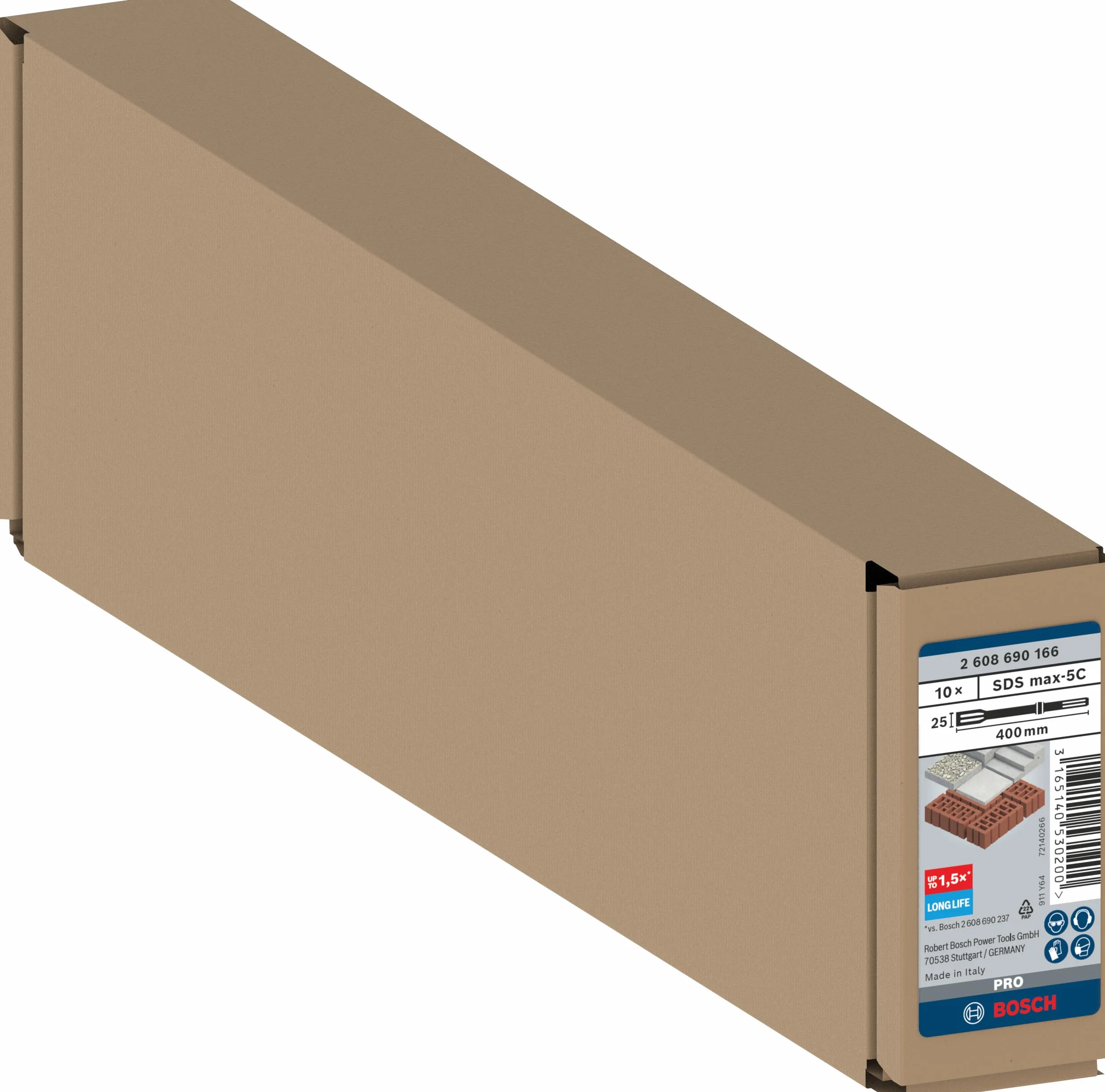 Bosch Profesional Dłuta płaskie RTec Sharp, SDS max 400 mm
