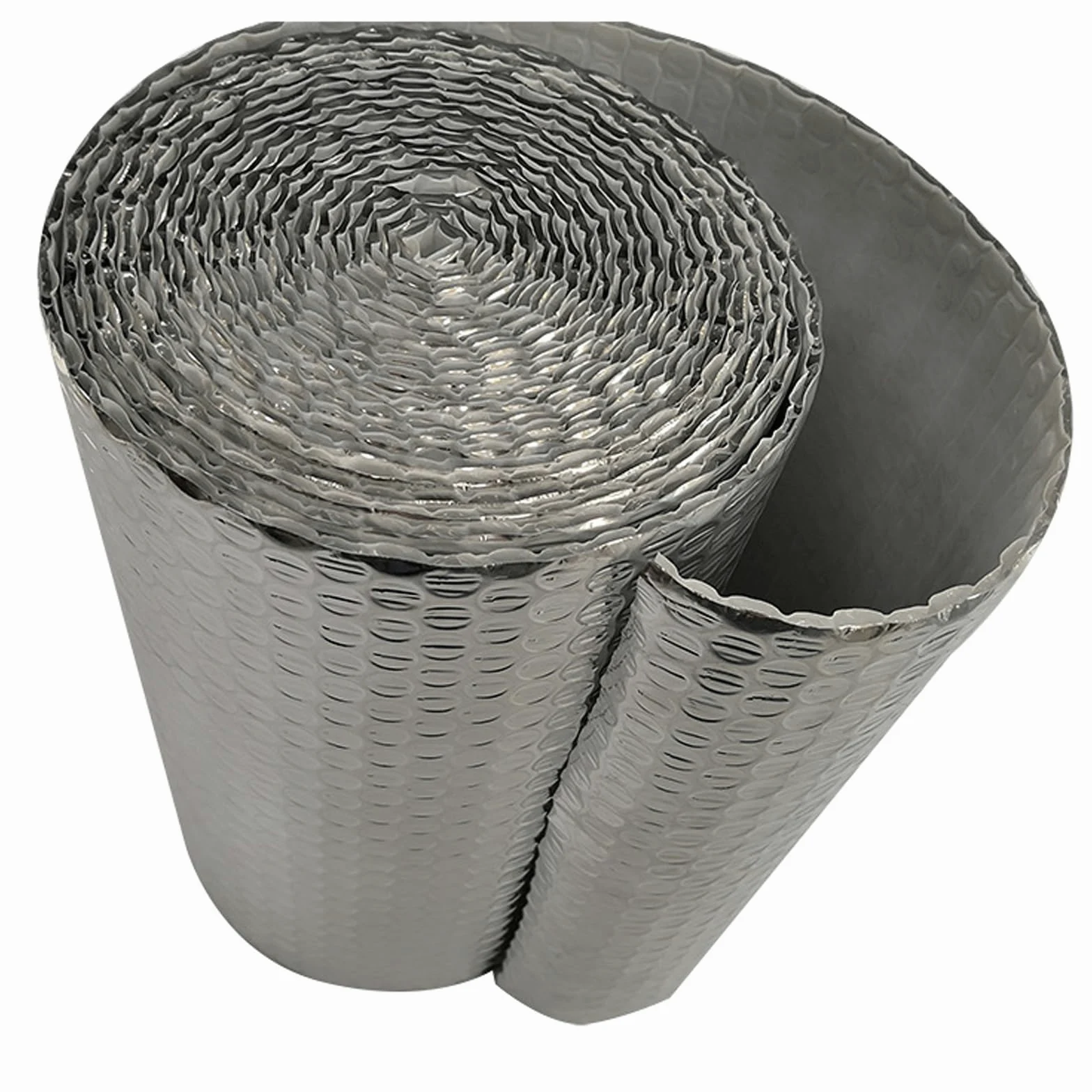 Oszczędzaj energię podwójna wodoodporna samoprzylepna warstwa aluminiowa folia bąbelkowa rolka izolacyjna samoprzylepna zatrzymywanie ciepła loft ściana łódź loft przyczepa kempingowa dom