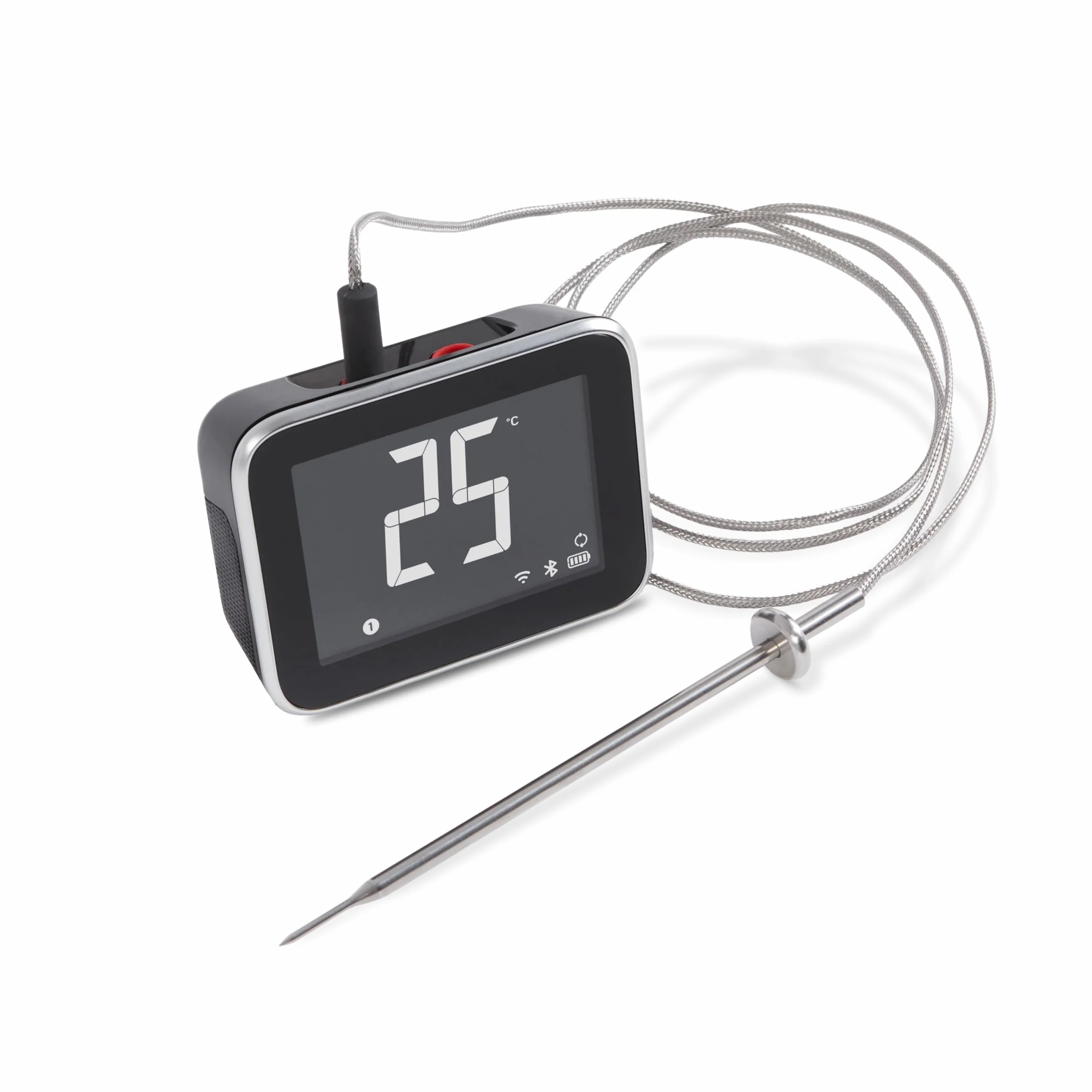 Weber Smart Hub Display Booster Termometr z 2 Sondami, Wi-Fi, Aplikacja, Czarny