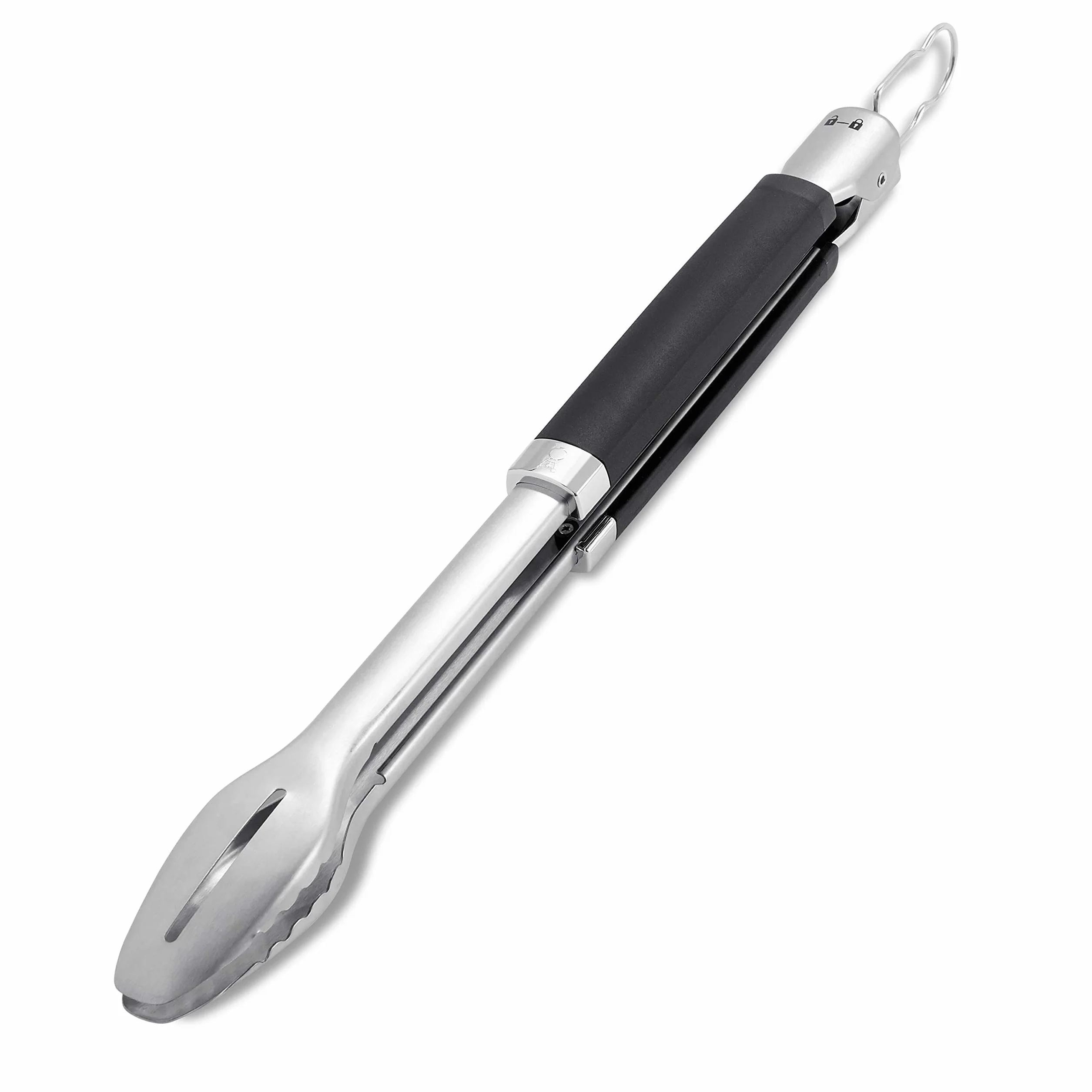 Weber Premium Szczypce do Grilla 46cm Stal Nierdzewna Czarny Srebrny