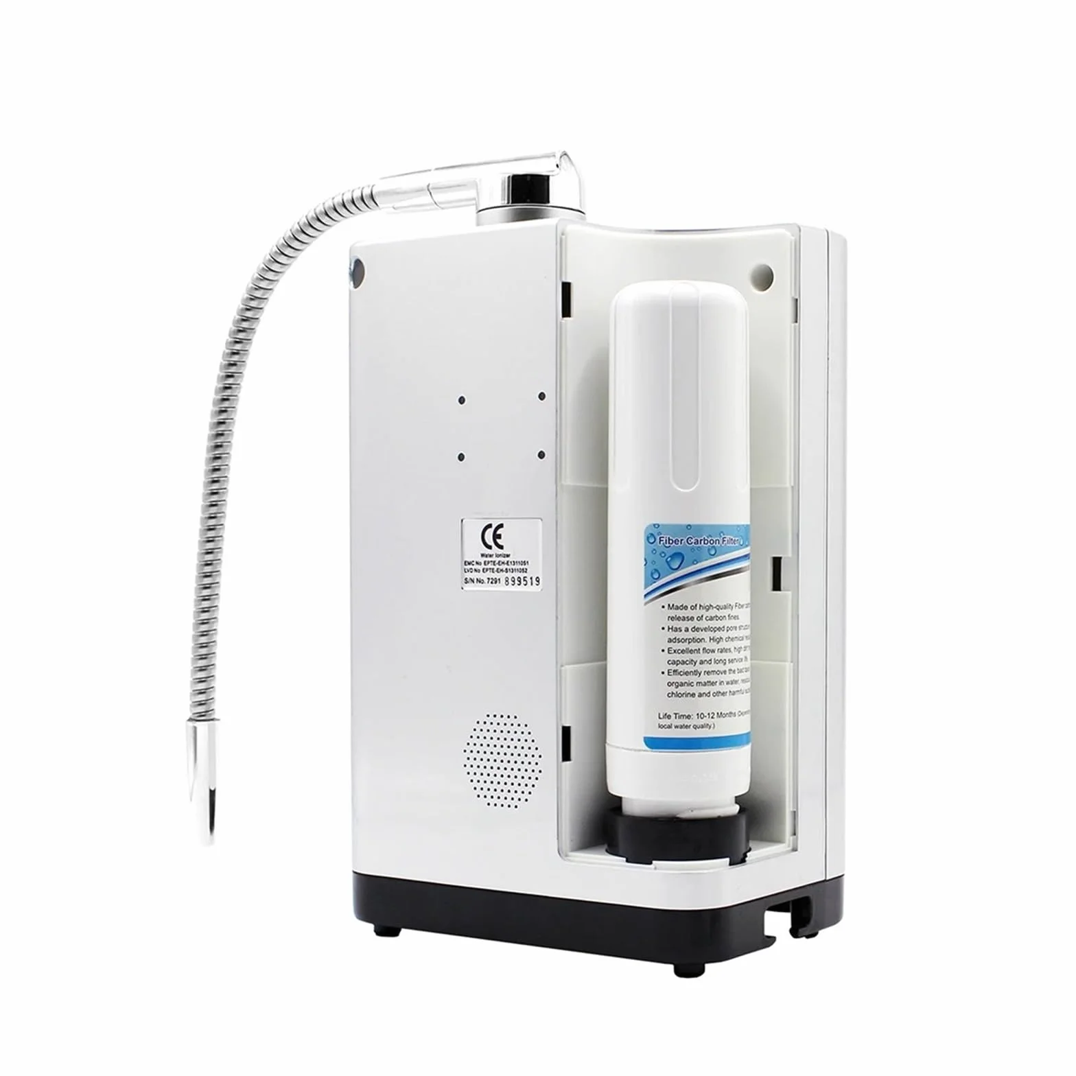 System filtracji wody Wbudowany maszynowo element filtrujący do wody alkalicznej i elektrolizowanej Wkład filtra drobnego z włókna węglowego z aktywnym włóknem węglowym bogaty w wodór