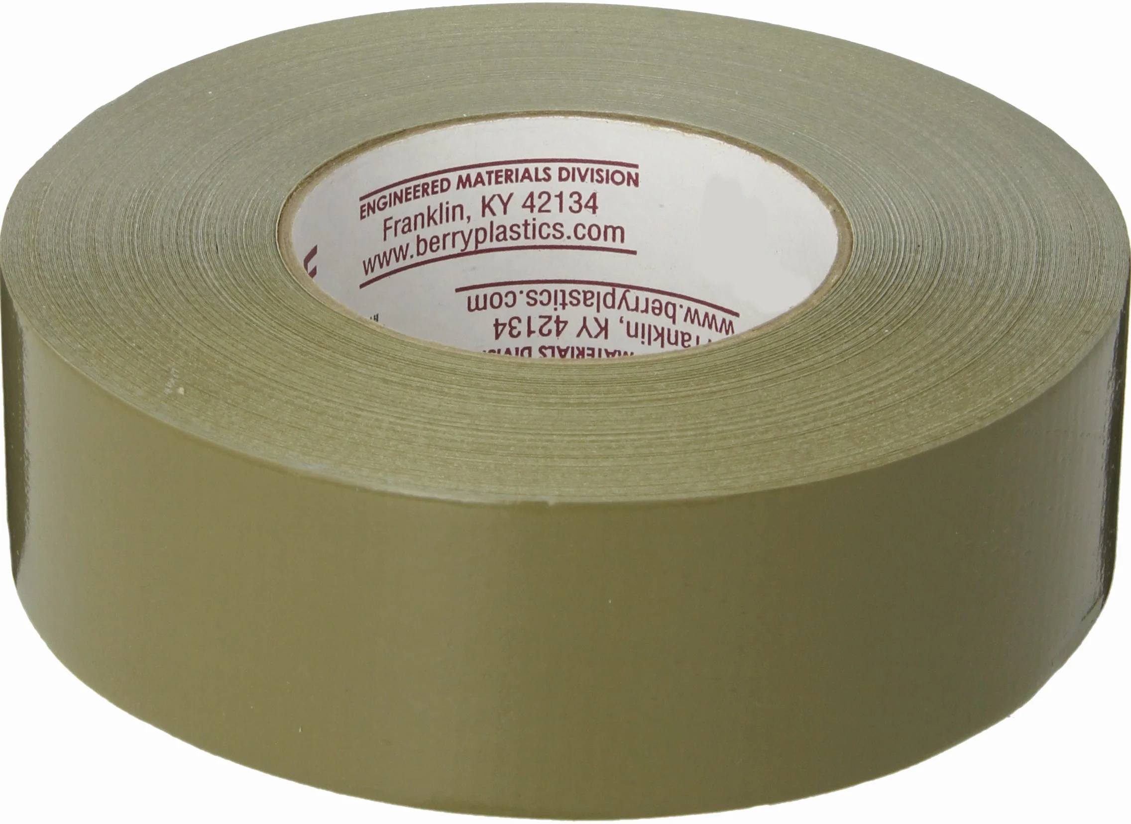 Nashua - 1086199 398 tkanina powlekana polietylenem profesjonalna taśma klejąca, 55 m długość x 48 mm szerokość, oliwkowa