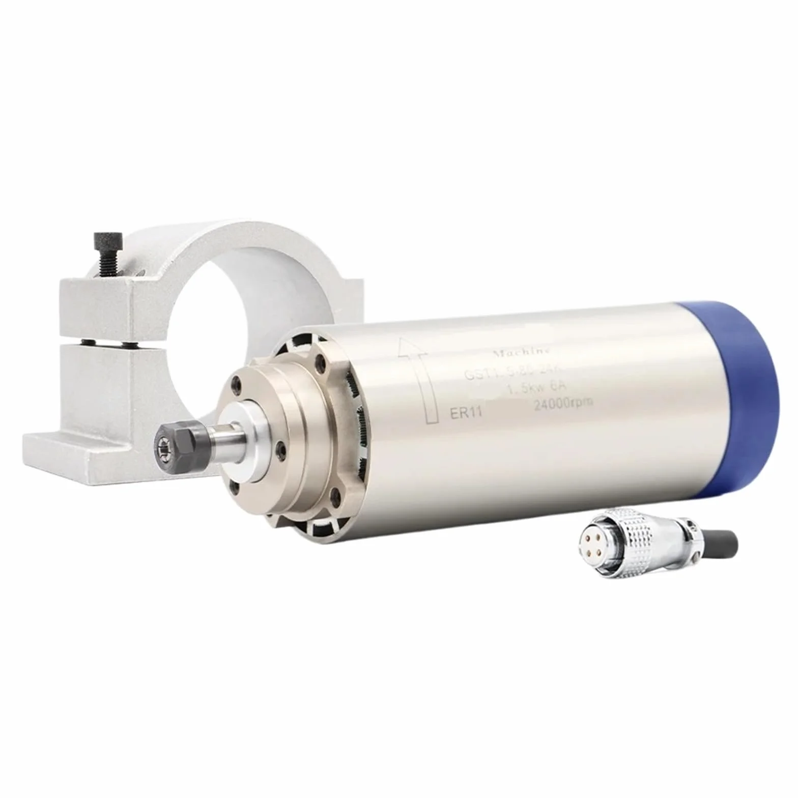 CNC Do Obróbki Drewna 1,5 KW ER11 80 Mm Silnik Wrzecionowy Chłodzony Powietrzem 4 Szt. Łożyska 24000 Obr./min Wysoce Zoptymalizowany