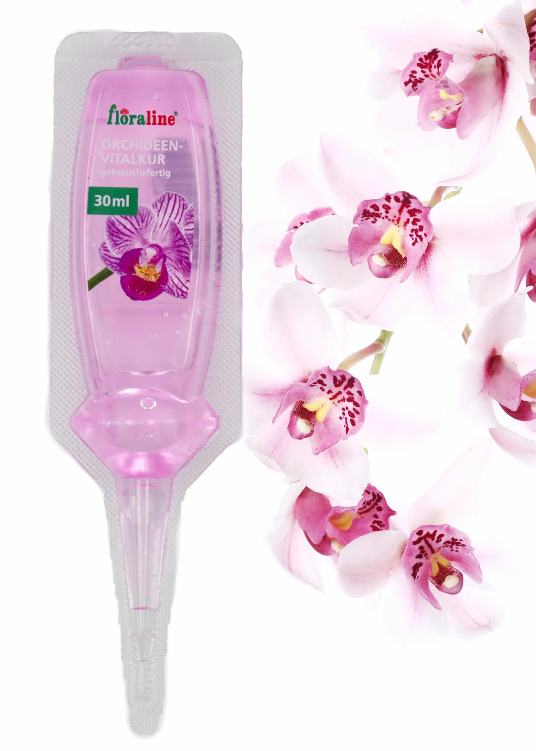 floraline Zestaw startowy nawozu do storczyków 20 pałeczek 3 odżywka witalna 250 ml Vital-Spray