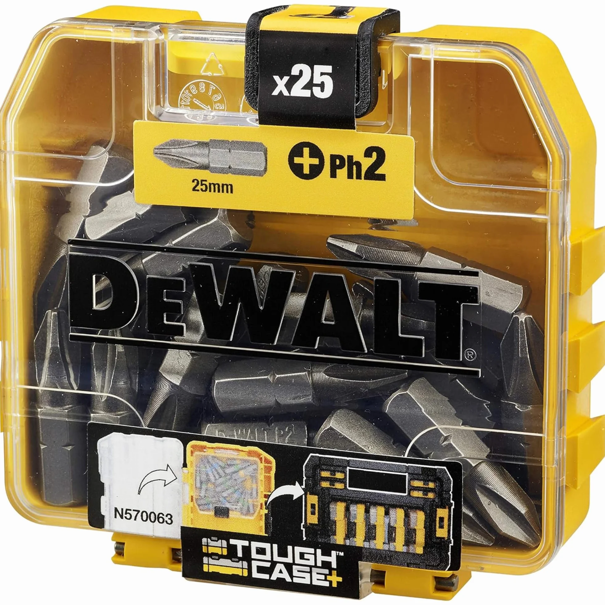 Dewalt Tic Tac Zestaw Bitów, Wielokolorowy, 25 sztuk