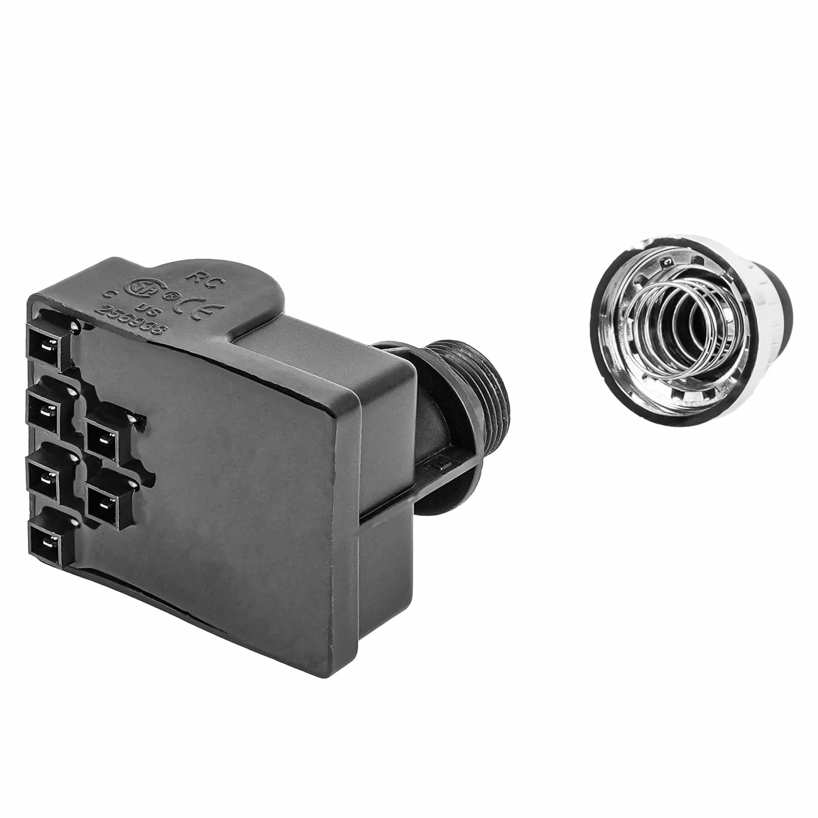 Onlyfire 14461 kompatybilny generator iskry, 6 wyjść AA zapalnik do grilla gazowego BBQ, srebrny