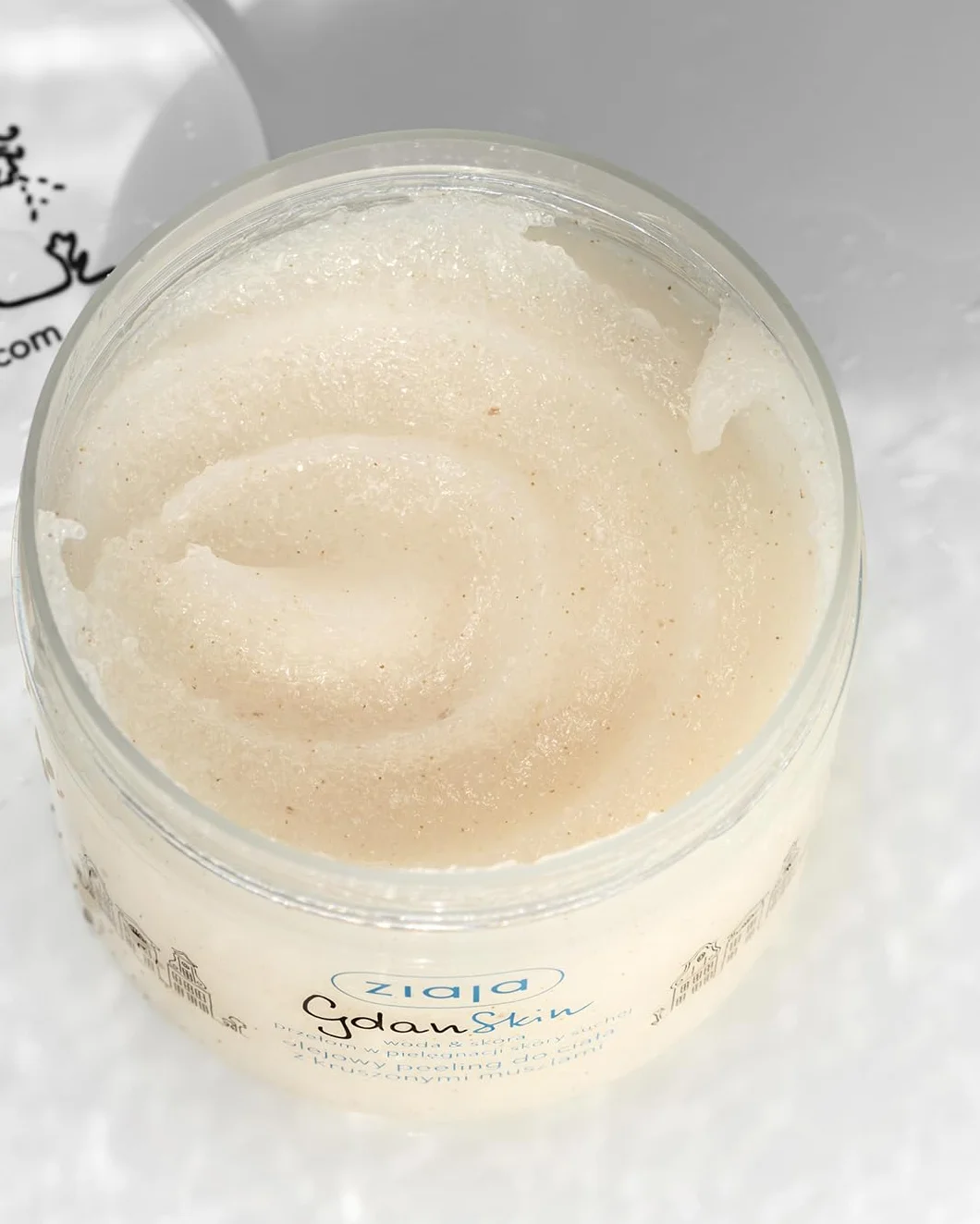 Ziaja Gdanskin Peeling Olejek do ciała z mielonymi muszlami przegrzebków 300 ml
