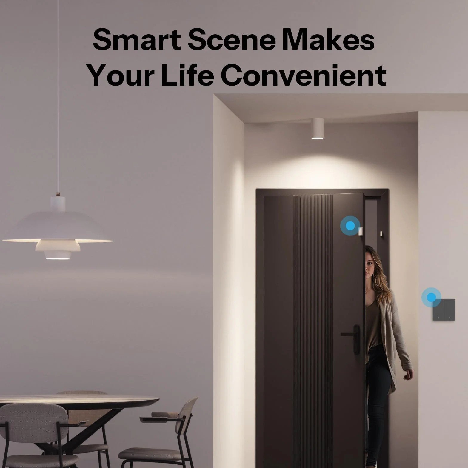 SONOFF M5 Matter Smart włącznik światła z Wi-Fi 2,4 GHz, 2-krotny przełącznik kołyskowy z timerem i sterowaniem głosowym, kompatybilny z Matter, Alexa i Google Home, wymagany przewód neutralny (typ 86