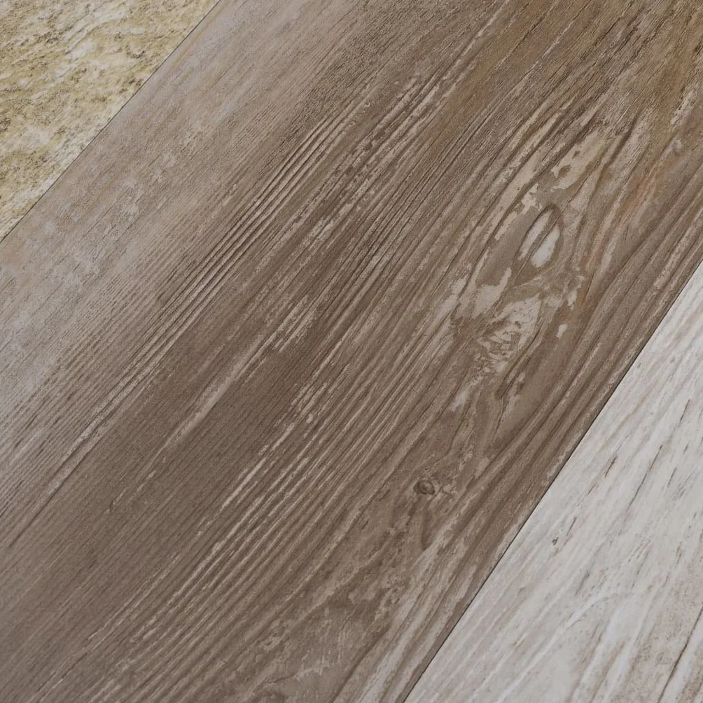 vidaXL Samoprzylepne panele podłogowe PVC, 5,21 m², 2 mm, płowe drewno