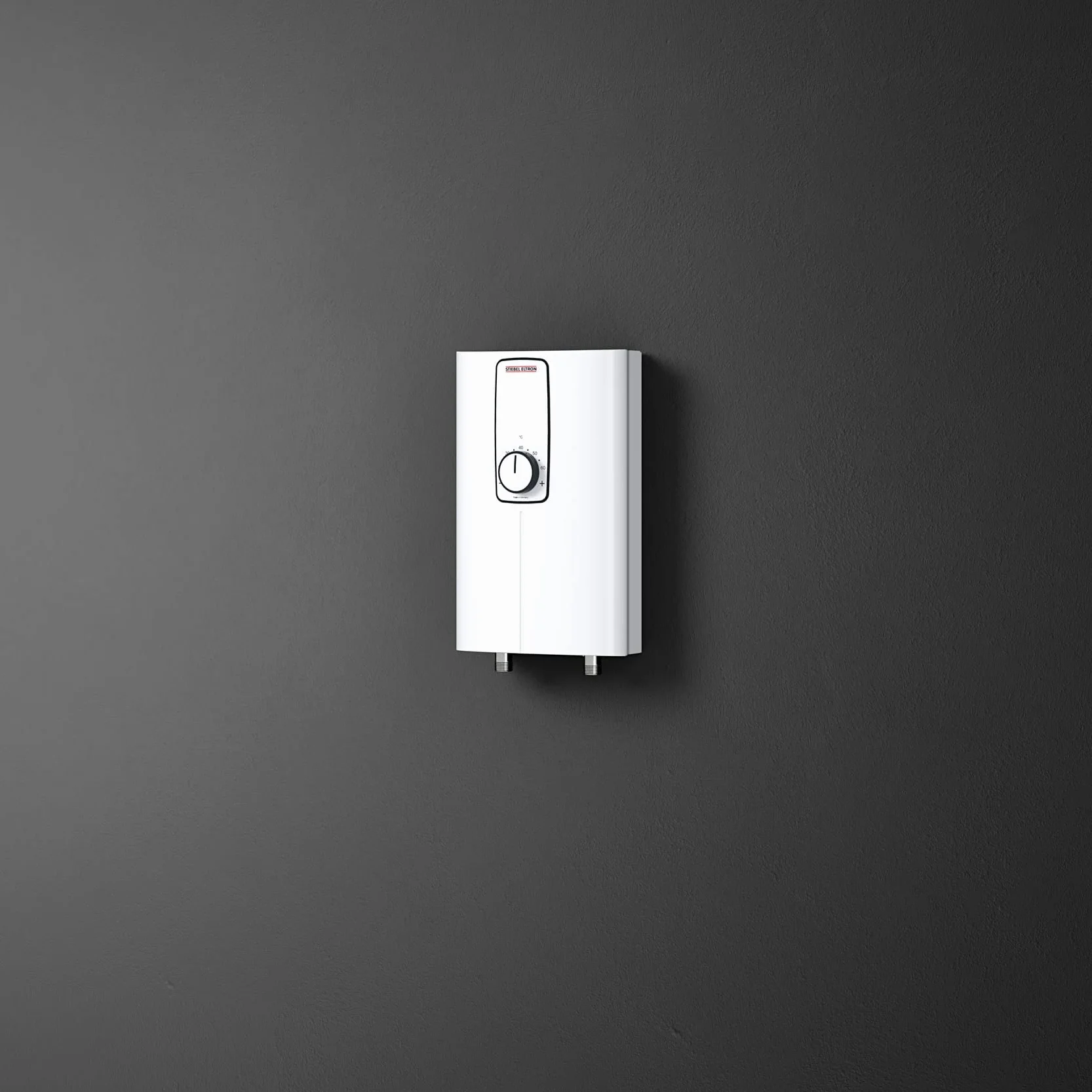 STIEBEL ELTRON Elektroniczny kompaktowy ogrzewacz przepływowy DCE 11/13 H, do kuchni, przyłącze stałe 400 V, możliwość współpracy z instalacją solarną, montaż powyżej punktu poboru, 232792