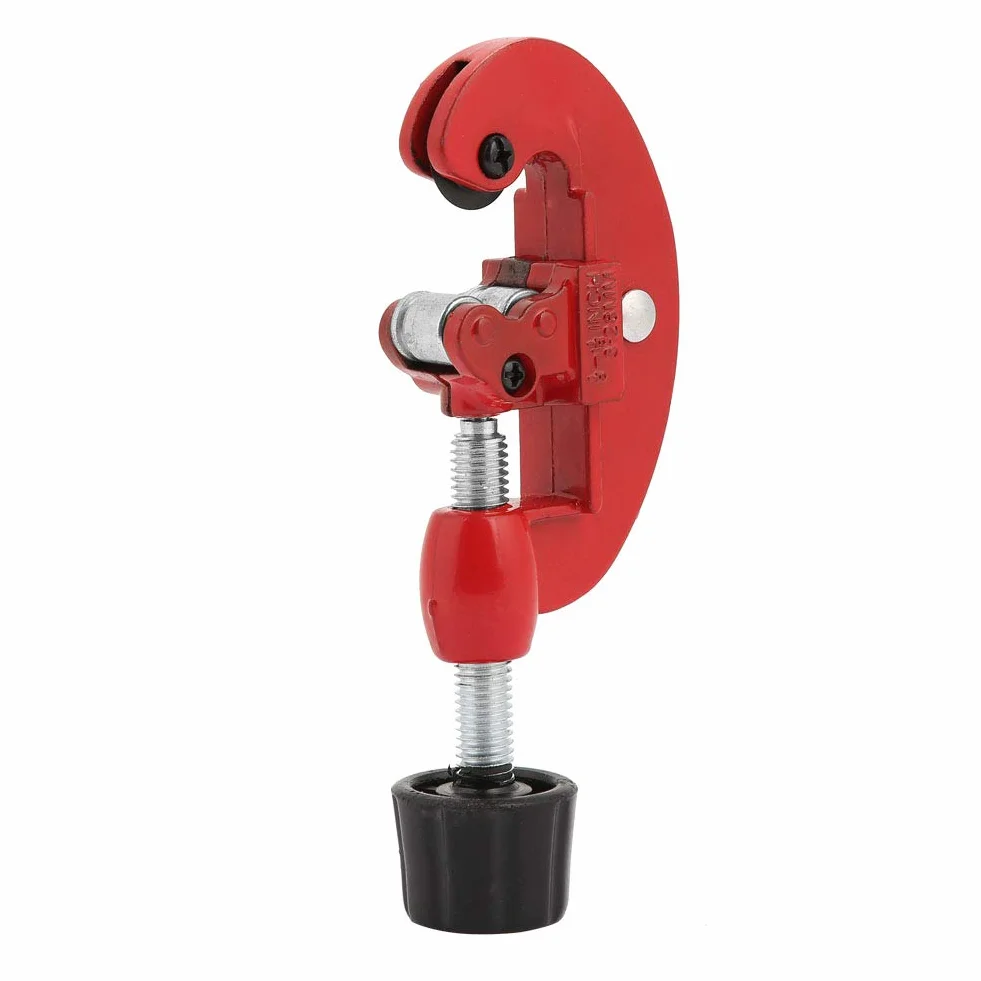 Kupferrohrschneider Tragbares Rohrschneidewerkzeug aus Manganstahl für PPR-Rohre aus Aluminiumrohr-Wellrohr(Red)