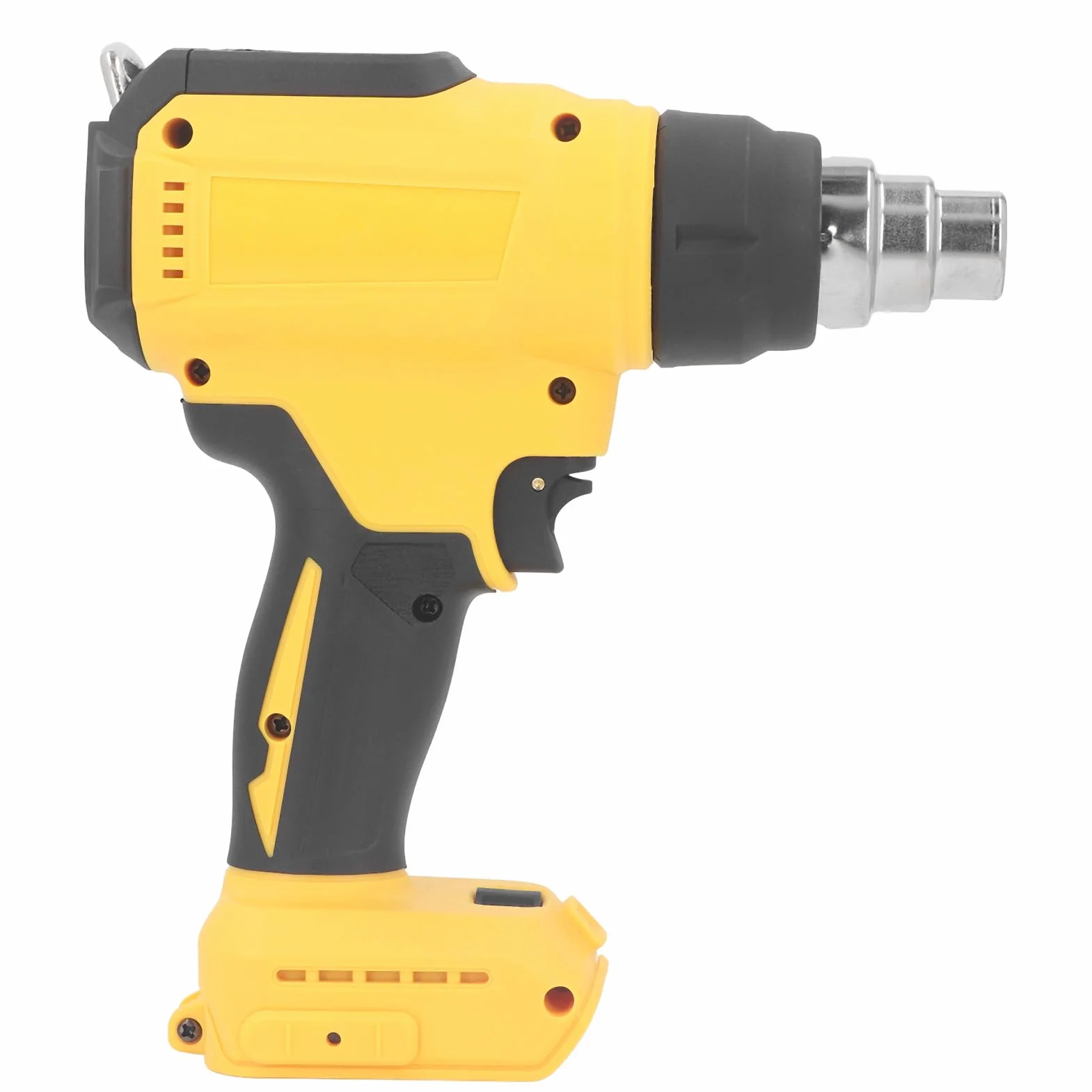 Pistolet na gorącą wiatrówkę, Bezprzewodowa Opalarka 300 W, Szybkie Nagrzewanie, Dobra kompatybilność, Ceramiczny rdzeń Grzejny 30-550 ℃ z 3 Dyszami do żywicy Epoksydowej