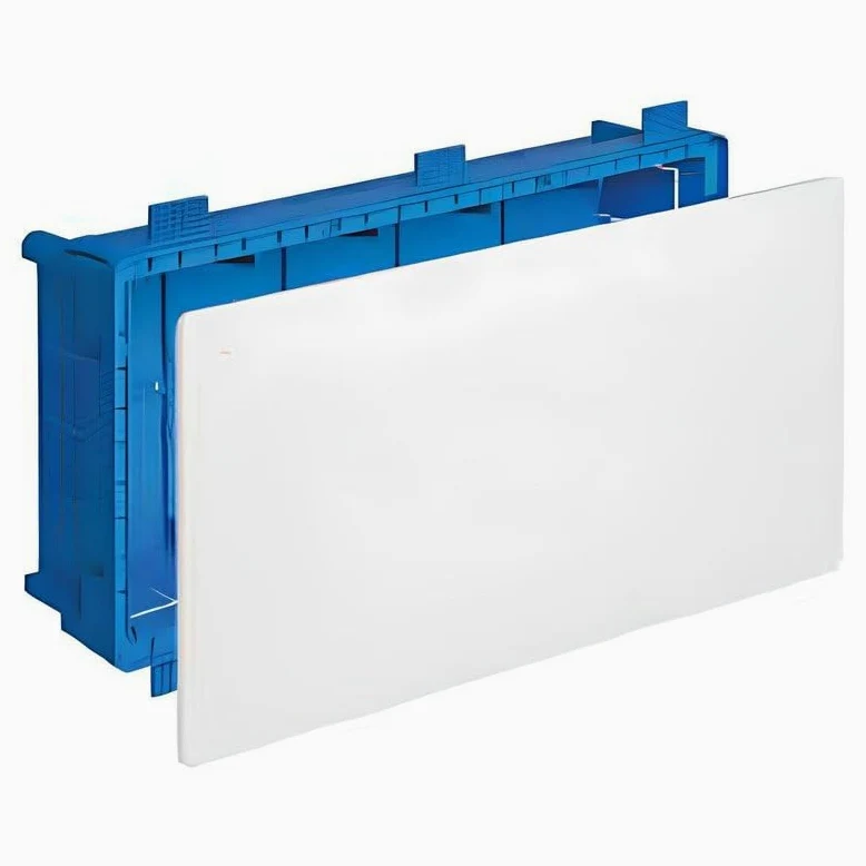 10 zestawów kaset rozgałęźnych z płyt gipsowo-kartonowych, 196 x 152 x 70 mm, PT6, IP40 z pokrywą i śrubami, skrzynka elektryczna do montażu na ścianach i blatach, do połączeń zacisków i połączeń