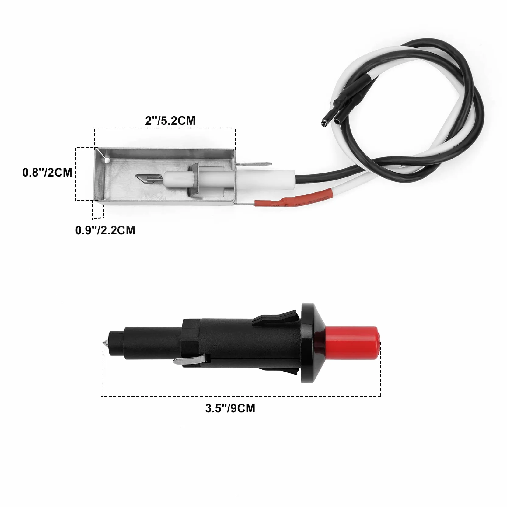 onlyfire Zestaw zapalnika piezo do grilli Weber Genesis E-310/E-320 Silver Gold Platinum
