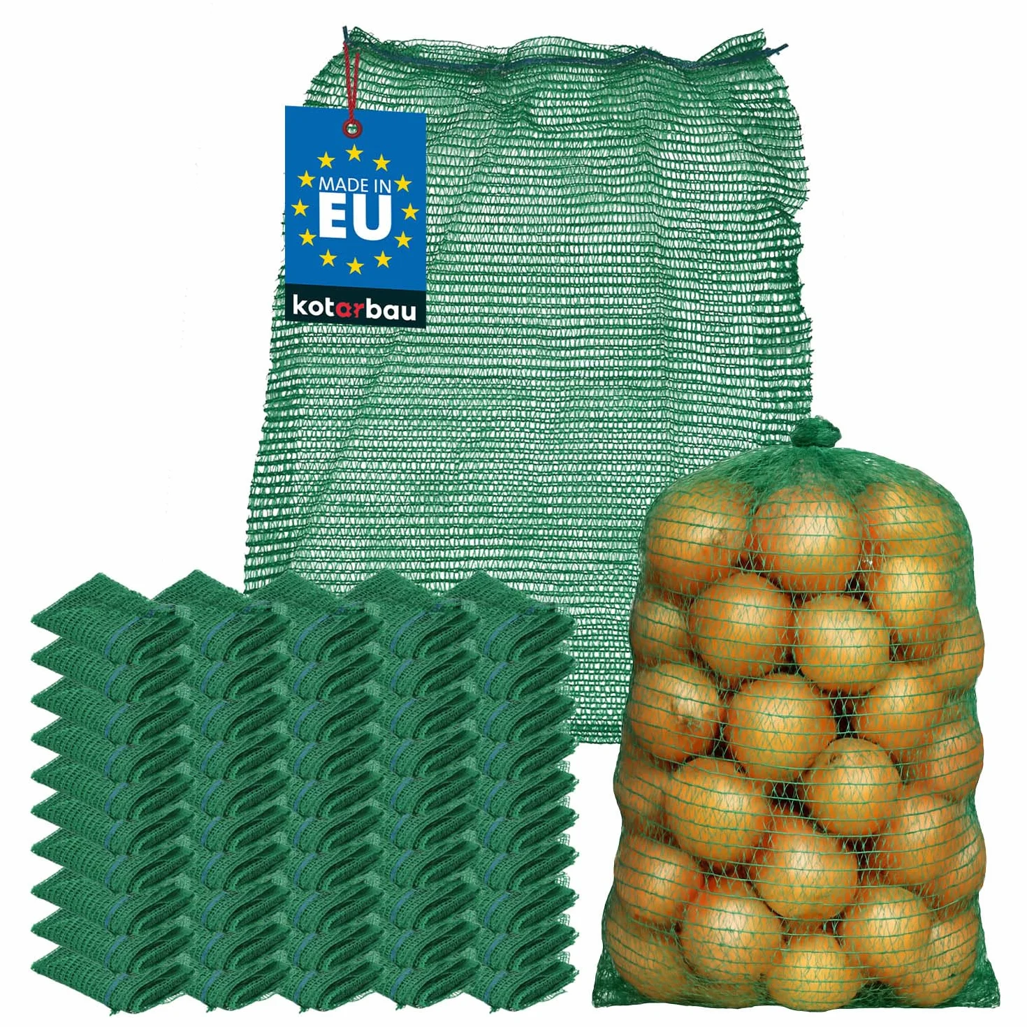 KOTARBAU® worki raszlowe 40 x 60 cm 15 kg polipropylen siatka na warzywa