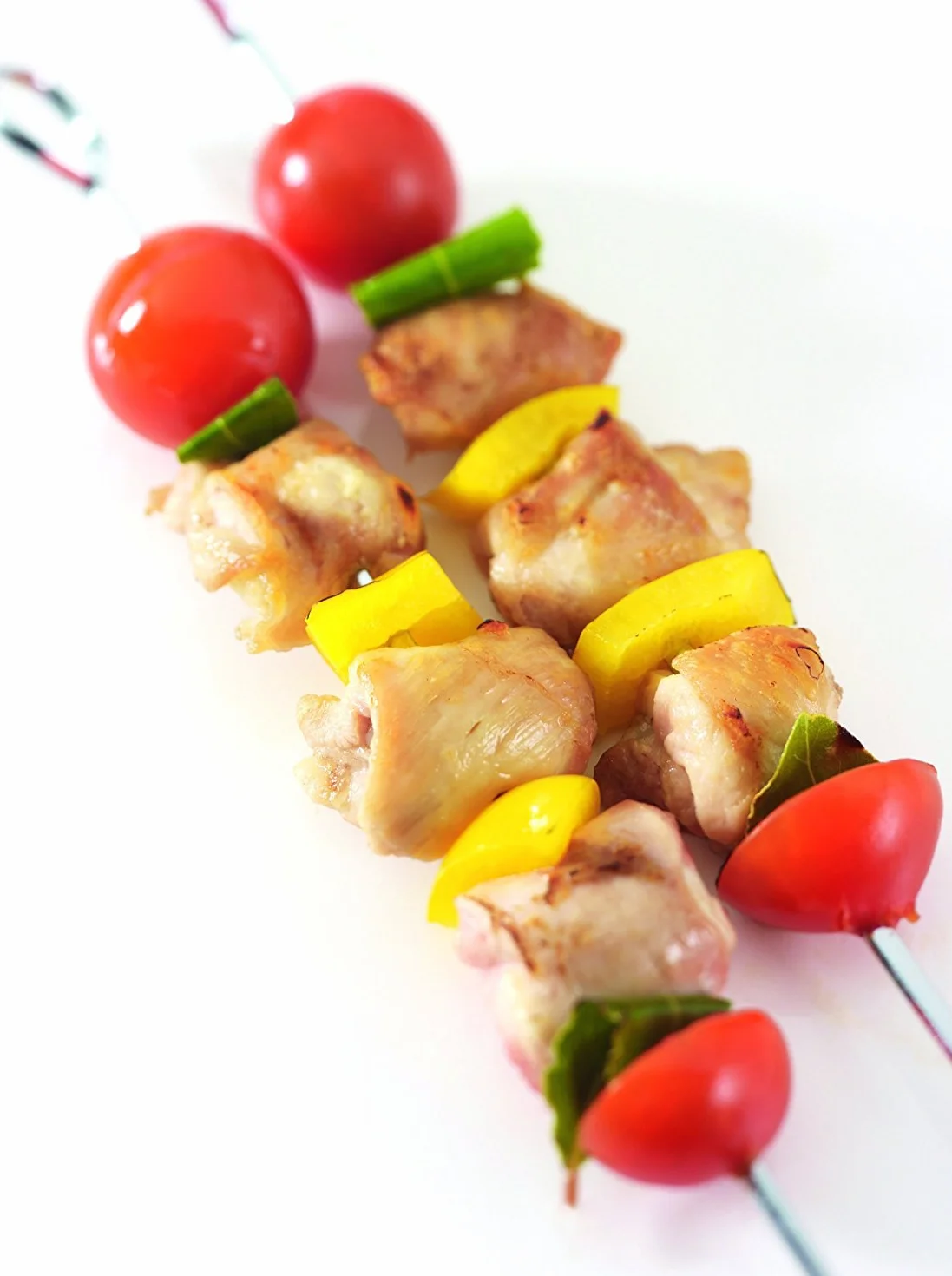 KitchenCraft Szpikulce do Szaszłyków Płaskie Stal Nierdzewna 20 cm 6 Sztuk