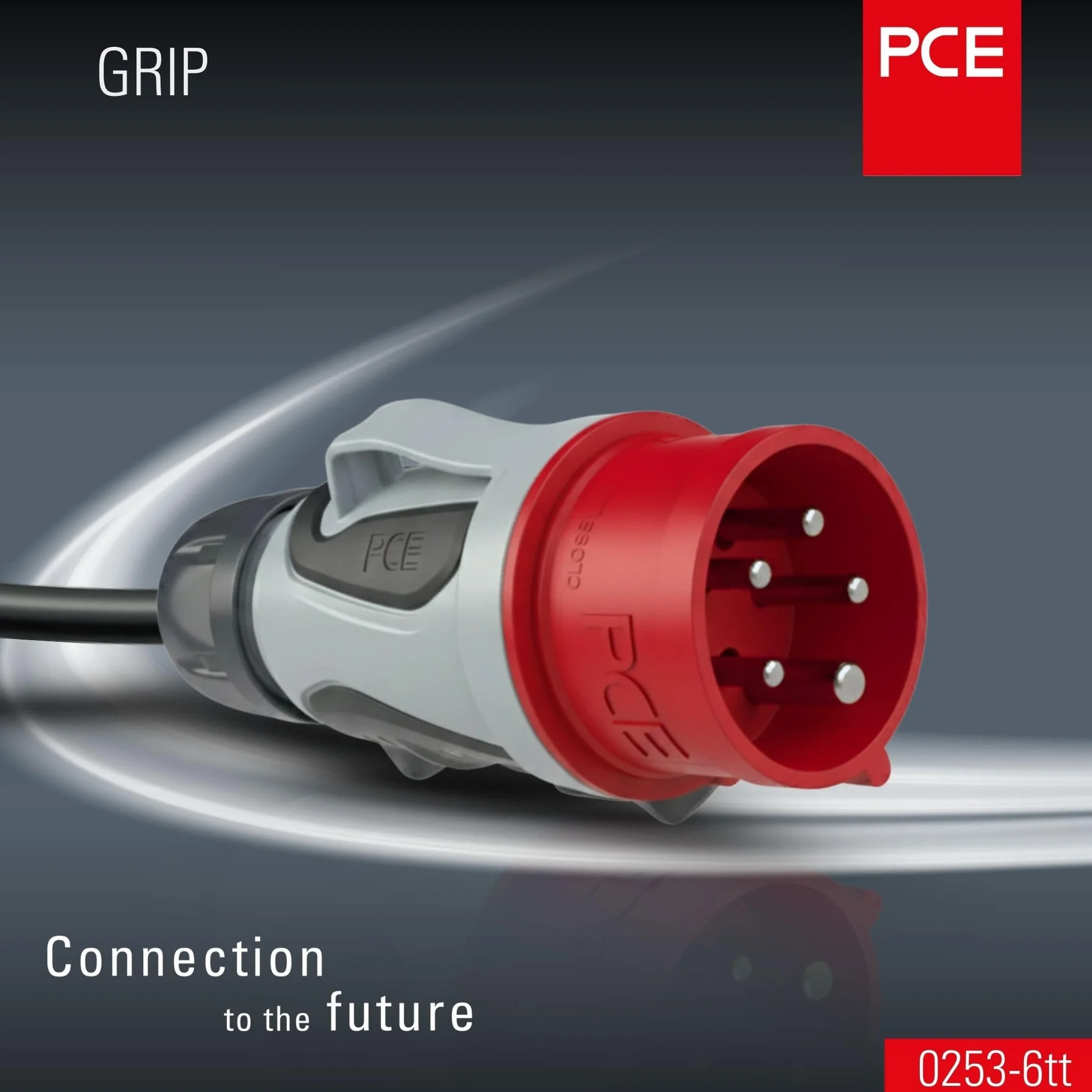 Wtyczka CEE PCE GRIP TT, 32 A, 5-biegunowa