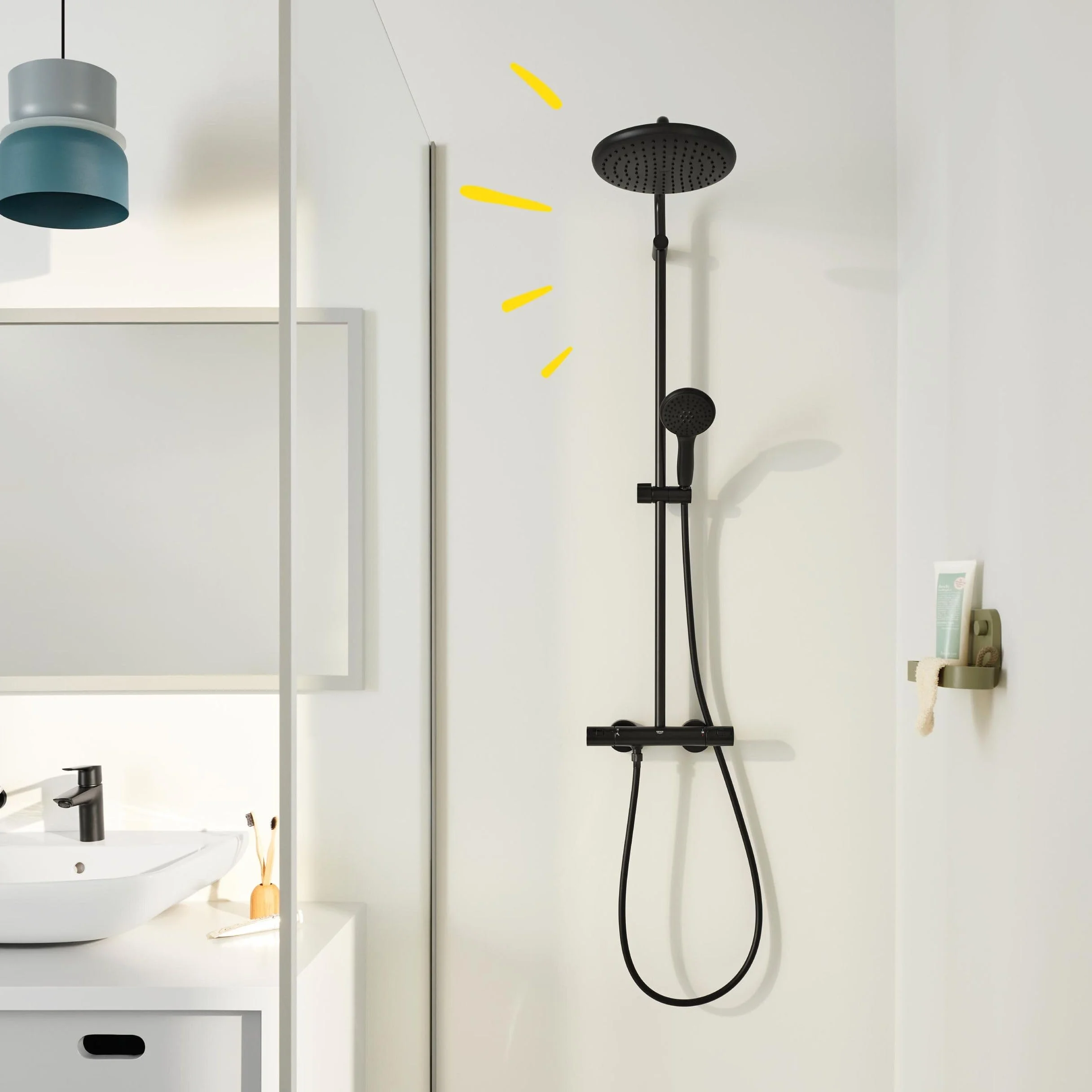 Grohe Vitalio 250 system prysznicowy oszczędzający wodę 8 l na min