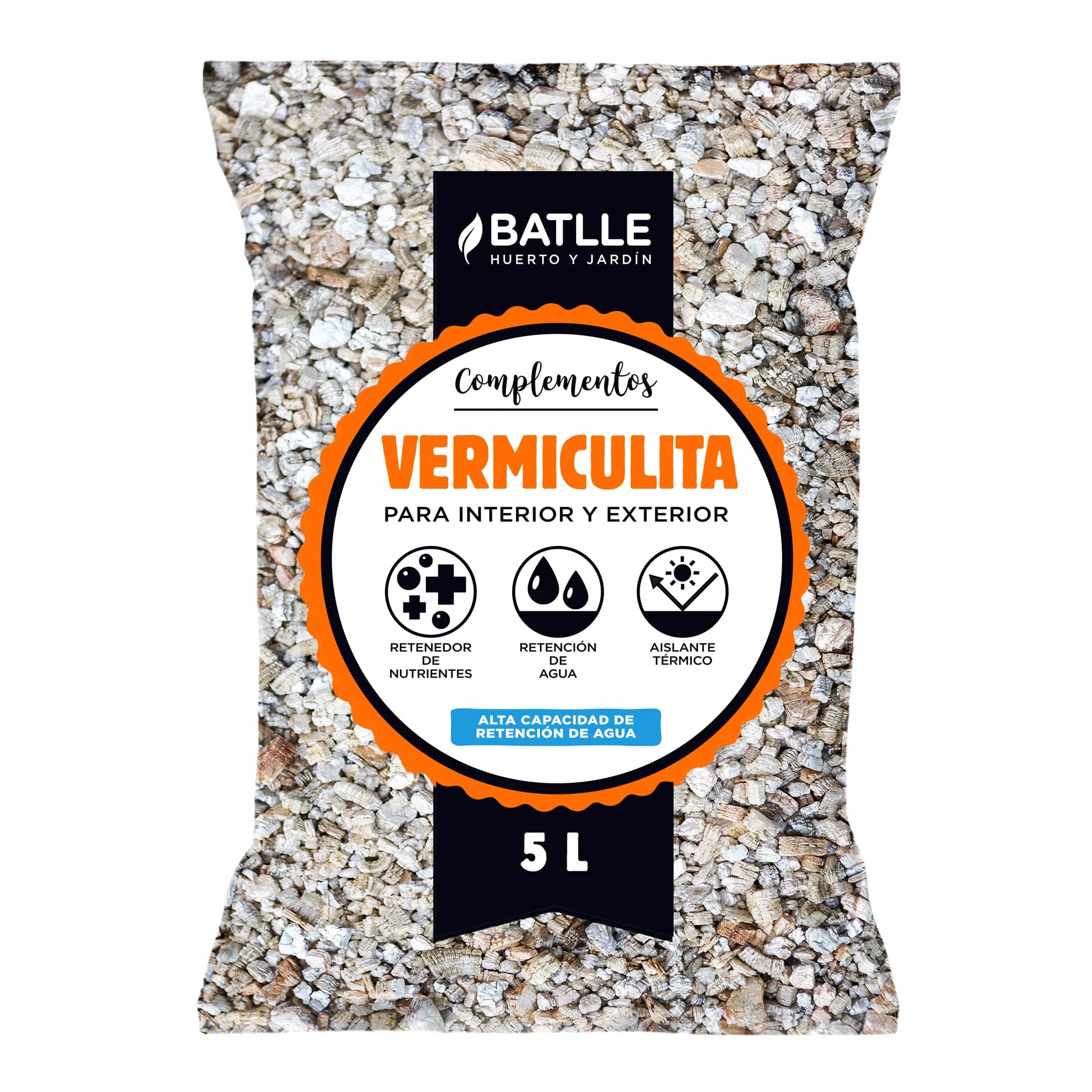 Semillas Batlle Wermikulit, 5 l