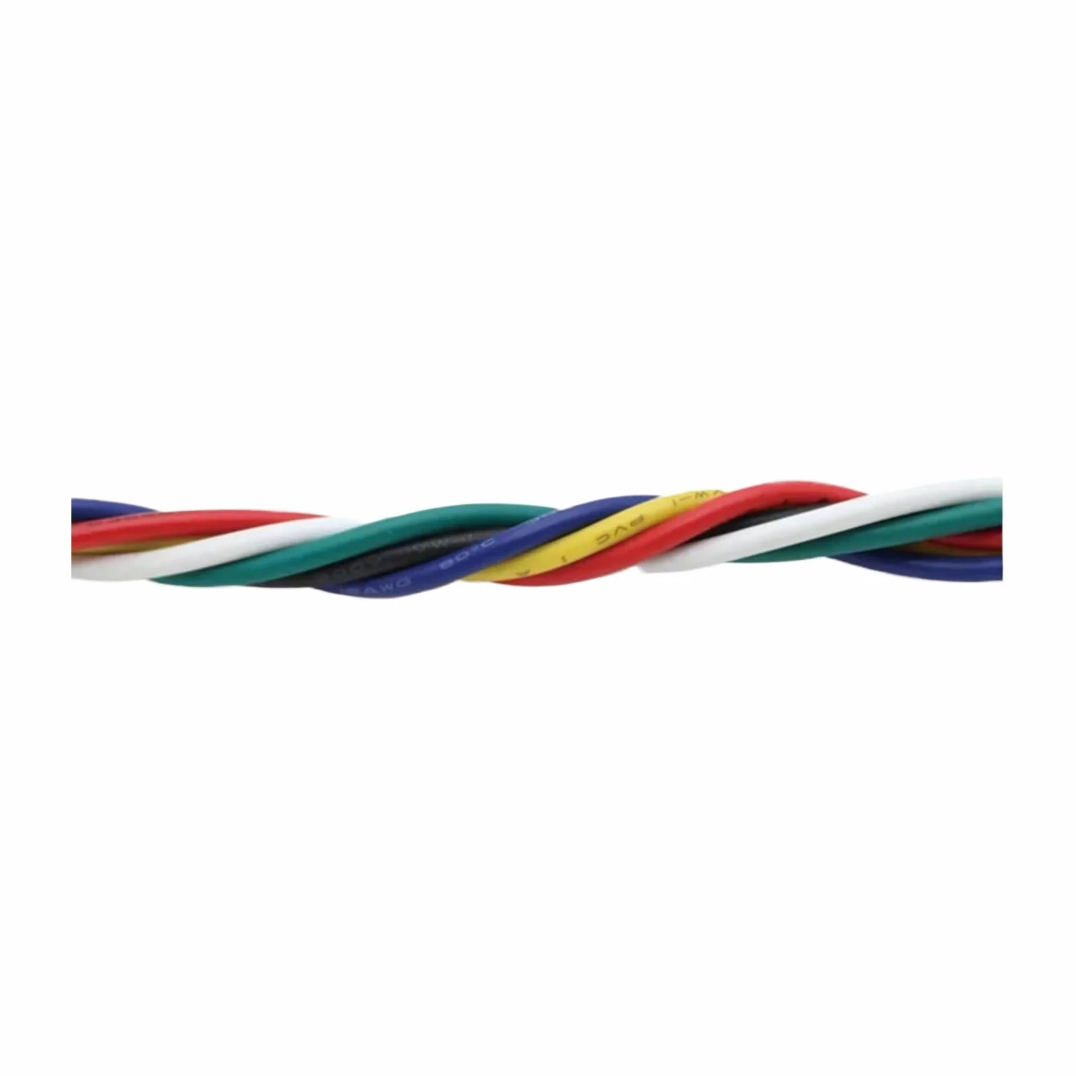 UL1007 Kable elektryczne 5 Zestaw do mieszania kolorów izolowany miedziany PCW 30 28 26 24 22 20 18 16 AWG skręcone PCB (Boxed 2; 28AWG 20m x5 rolek)