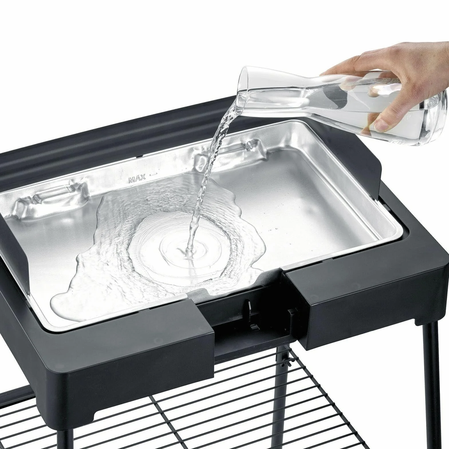 Severin Grill Elektryczny 2200 W Czarny Srebrny