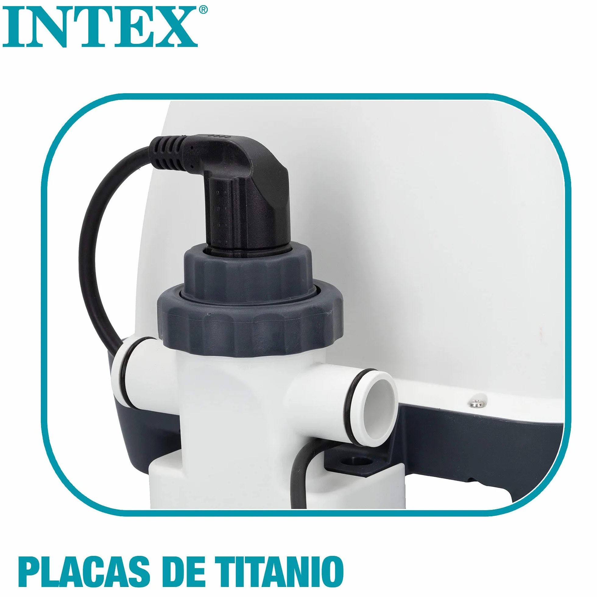 Intex System Słonej Wody 230 V Szary Biały