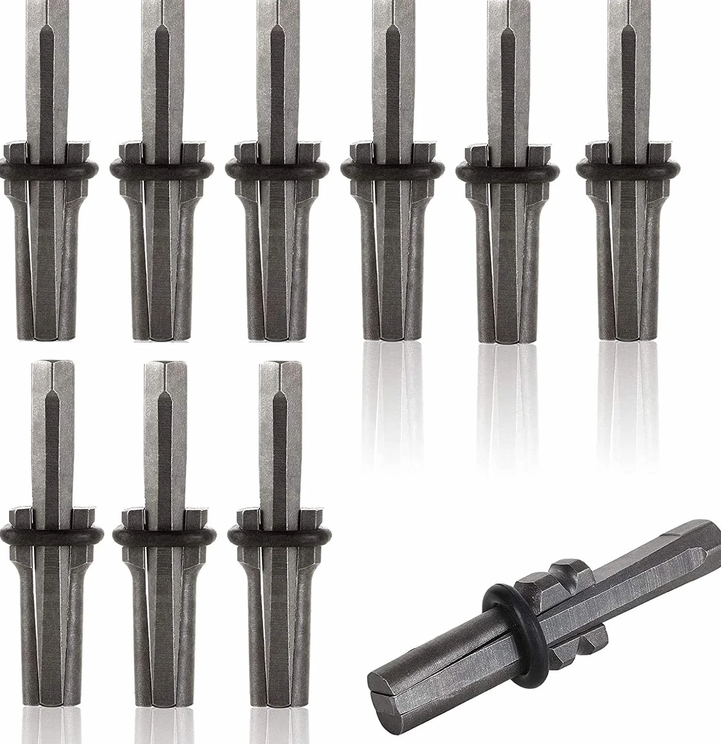 Kliny do dzielenia kamienia 16 mm 10 sztuk metalowe
