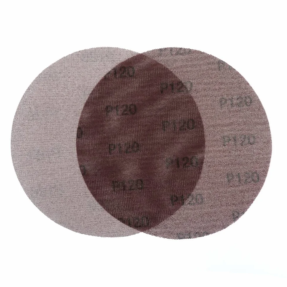 7-calowy 180 mm siatkowy materiał ścierny bezpyłowy Papier ścierny do szlifowania pętli na sucho zapobiegający blokowaniu się papieru ściernego 80 do 320 Grit (opakowanie 15 szt.), h, 180