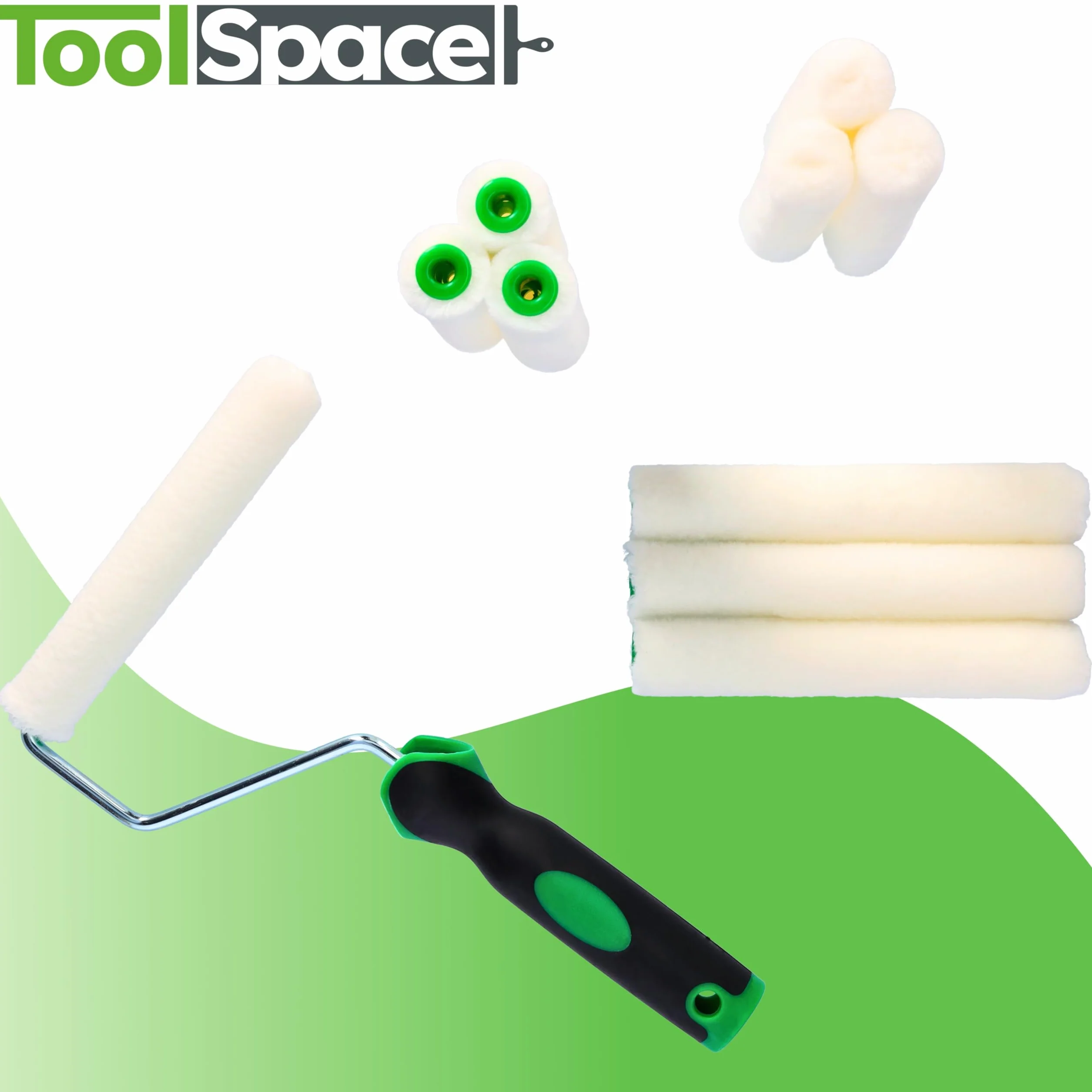 ToolSpace | ZESTAW 10x VELUR 15CM + RĄCZKA 2K