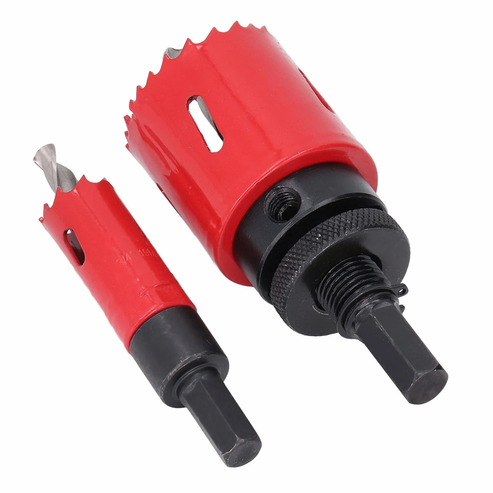 Wakects Zestaw Otwornic Bi Metal Zestaw Bitów do Otwornic HSS 18 szt. 3 4 do 2 11 16 Cali 40 Mm Głębokość Cięcia w 11 Rozmiarach dla Użytkowników z Cienkiego Metalu, Drewna, Tworzyw Sztucznych, PCV