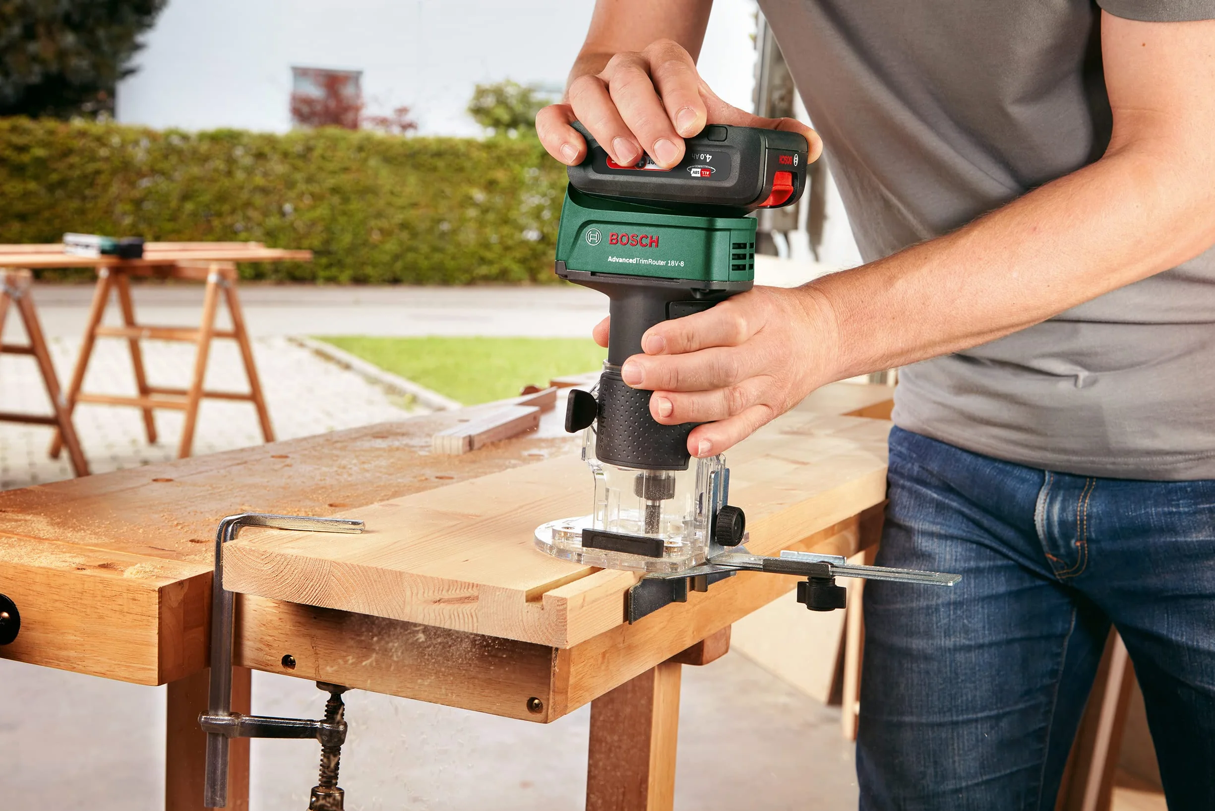 Bosch Accessories 1 x pierścień do kopiowania (do Advanced TrimRouter 18V-8, akcesoria frezarka)