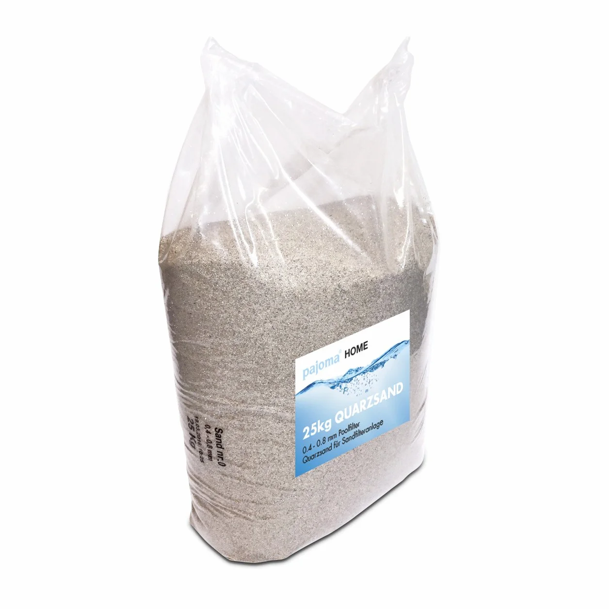 Pajoma Piasek kwarcowy do instalacji filtra piaskowego, 1 opakowanie (1 x 25 kg) do filtra basenowego