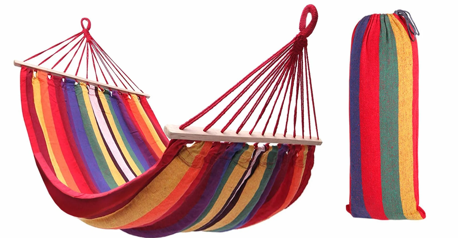 Tutumi Hamak 2 osobowy 240x150x1 cm Żółty