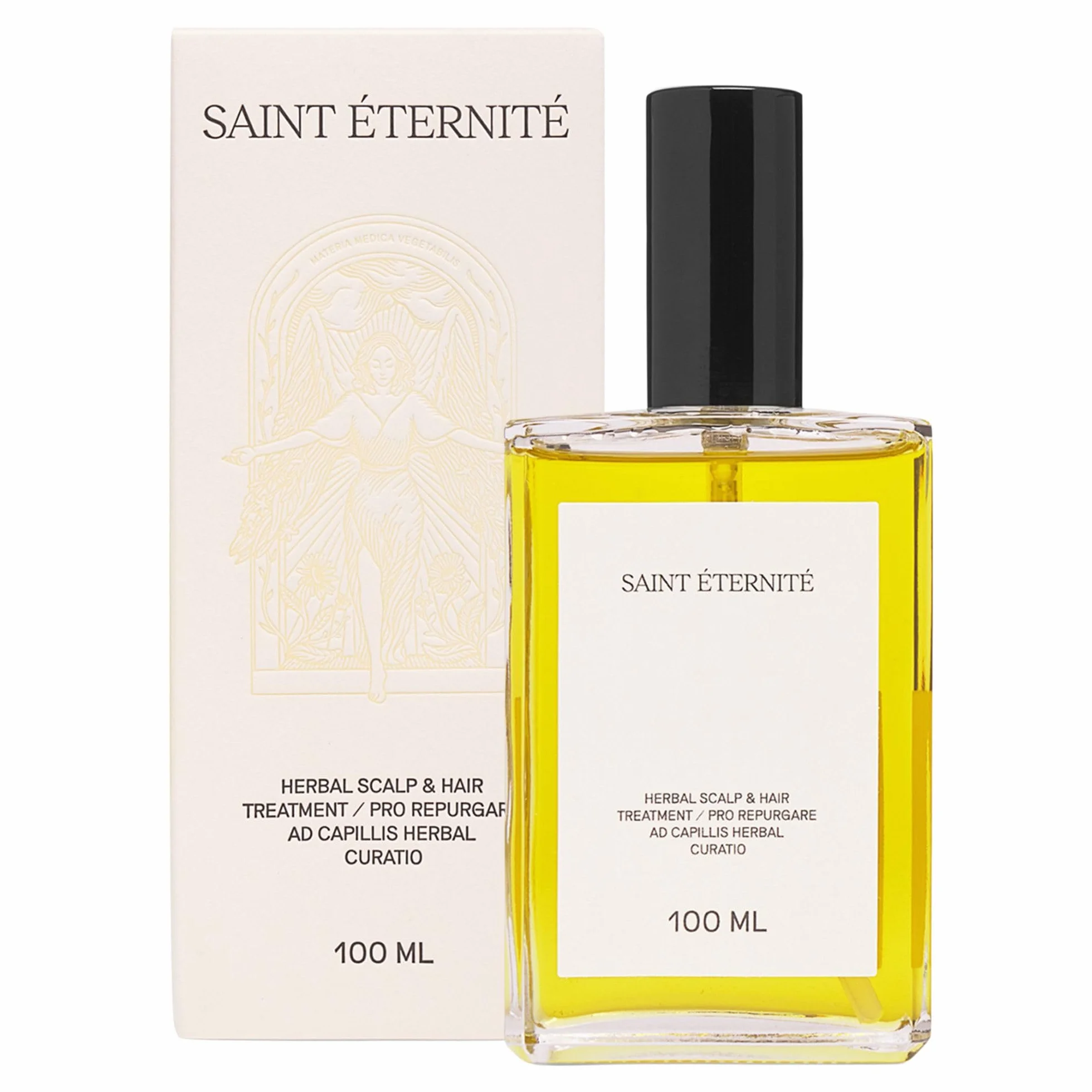 Saint Éternité – Wcierka Ziołowa Naturalna – 100 ml – Przyspieszenie Wzrostu Włosów, Wcierka ze Skrzypem Polnym i Pokrzywą, Wzmacnia i Odżywia Włosy, Regeneracja i Nawilżenie
