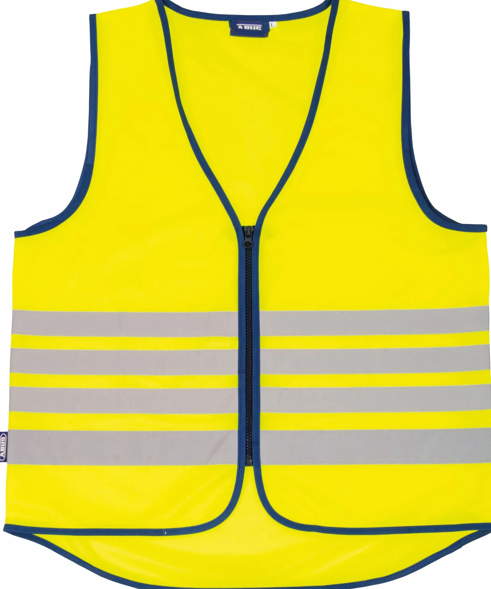 ABUS Kamizelka odblaskowa Lumino Reflex Vest – kamizelka bezpieczeństwa zapewnia lepszą widoczność w dzień i w nocy – dla dorosłych – z zamkiem błyskawicznym