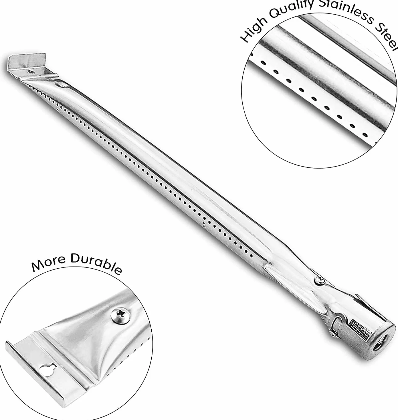 Palnik zamienny ze stali nierdzewnej 38,4 cm do grilla gazowego Barbecook Siesta 4 sztuki