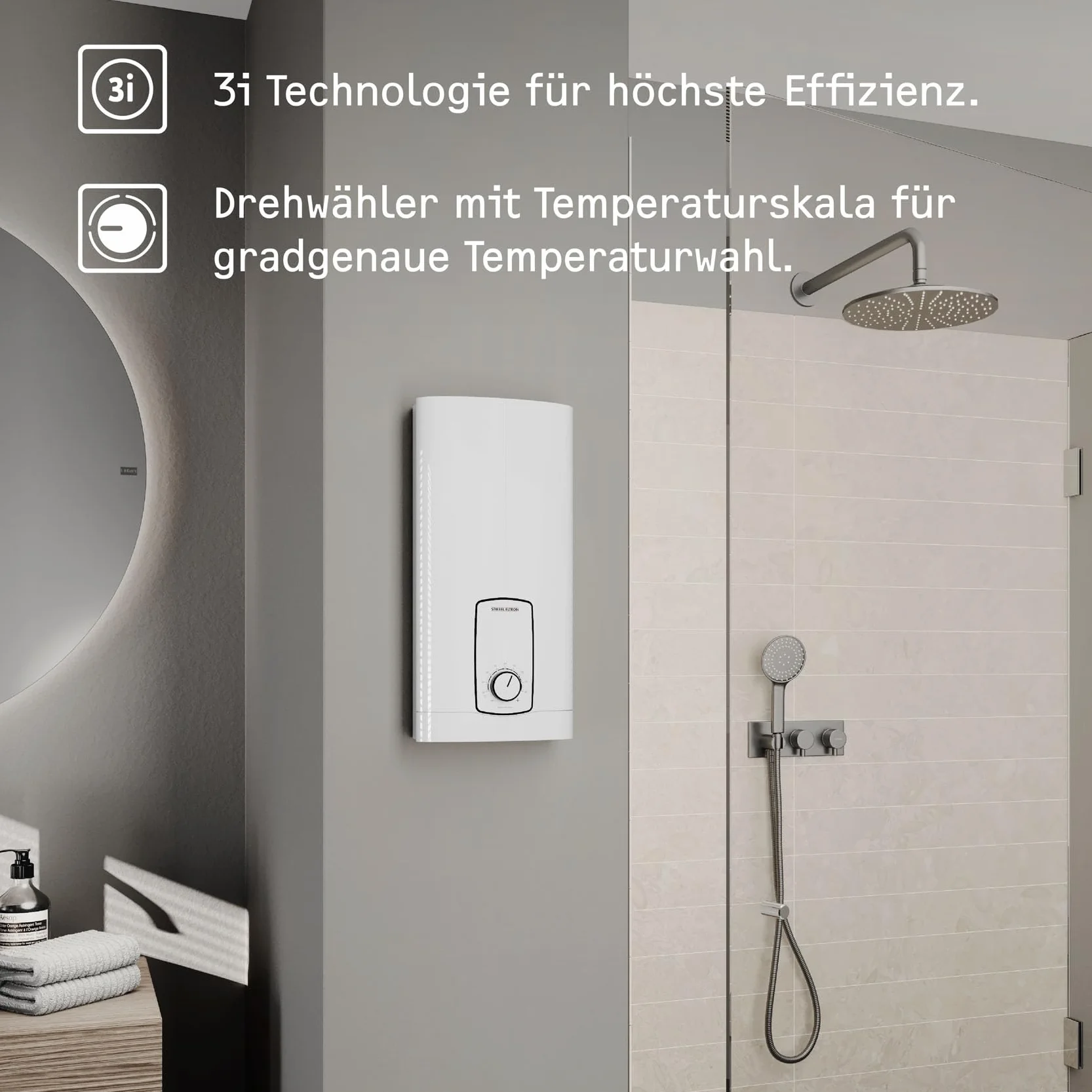 Stiebel Eltron St Trend Podgrzewacz Wody, Biały, 46 x 22 x 11 cm