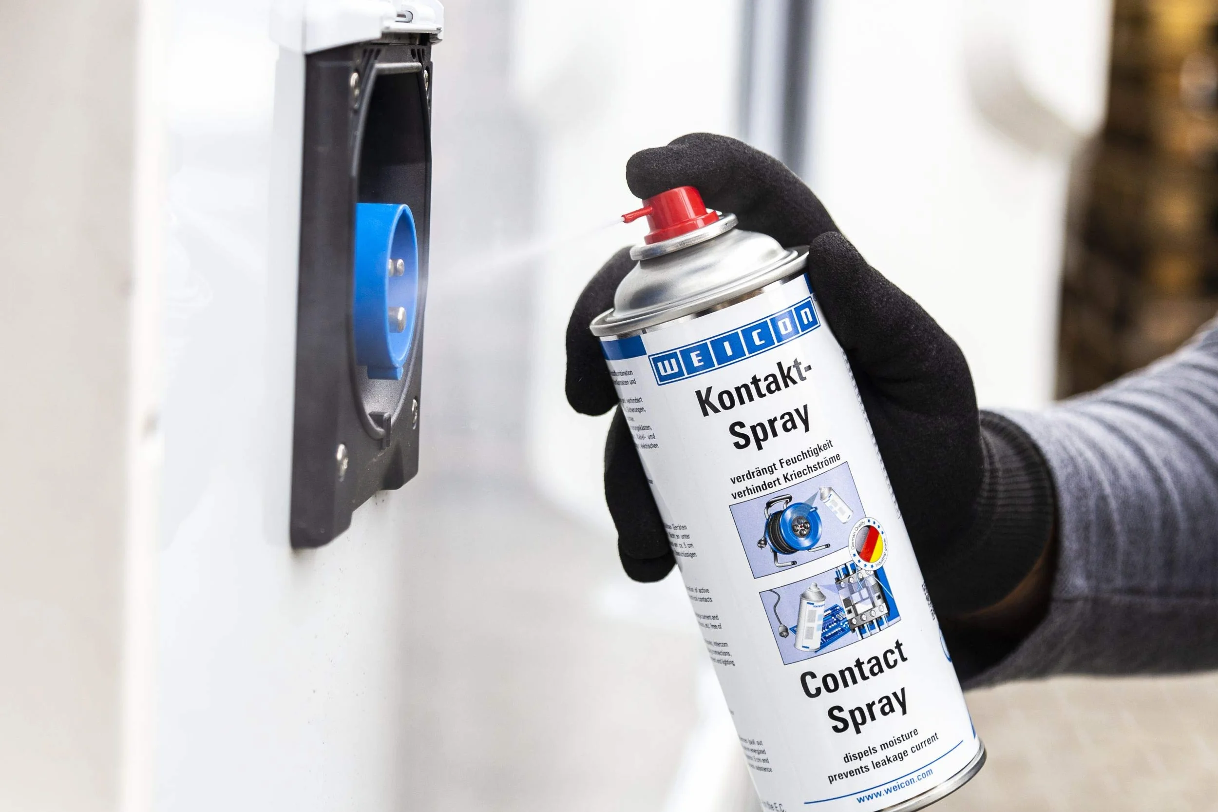 WEICON Spray kontaktowy 400 ml, pielęgnacja i ochrona styków elektronicznych, bezbarwny
