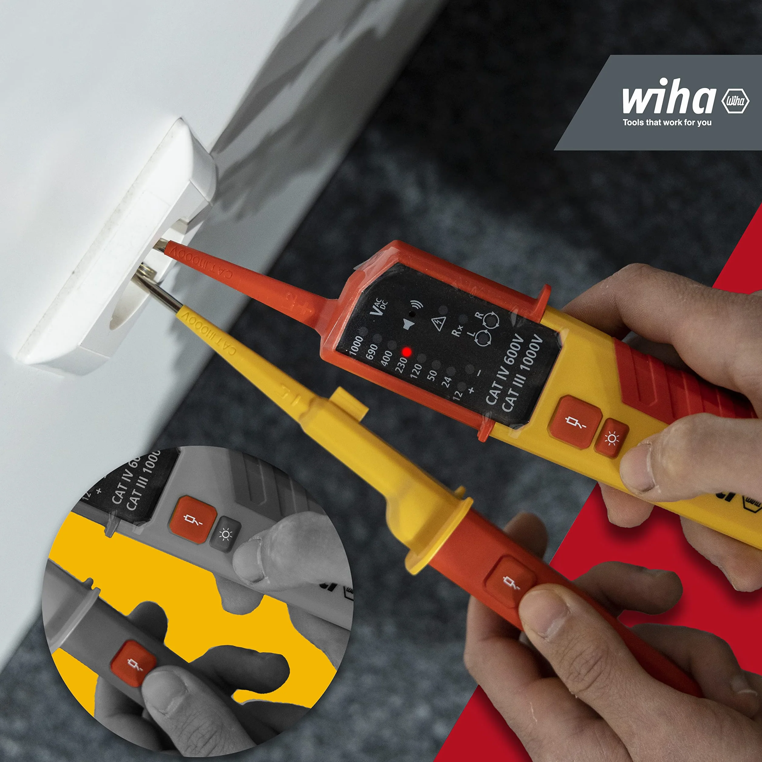 Wiha SB25516 45216 Tester ciągłości napięcia