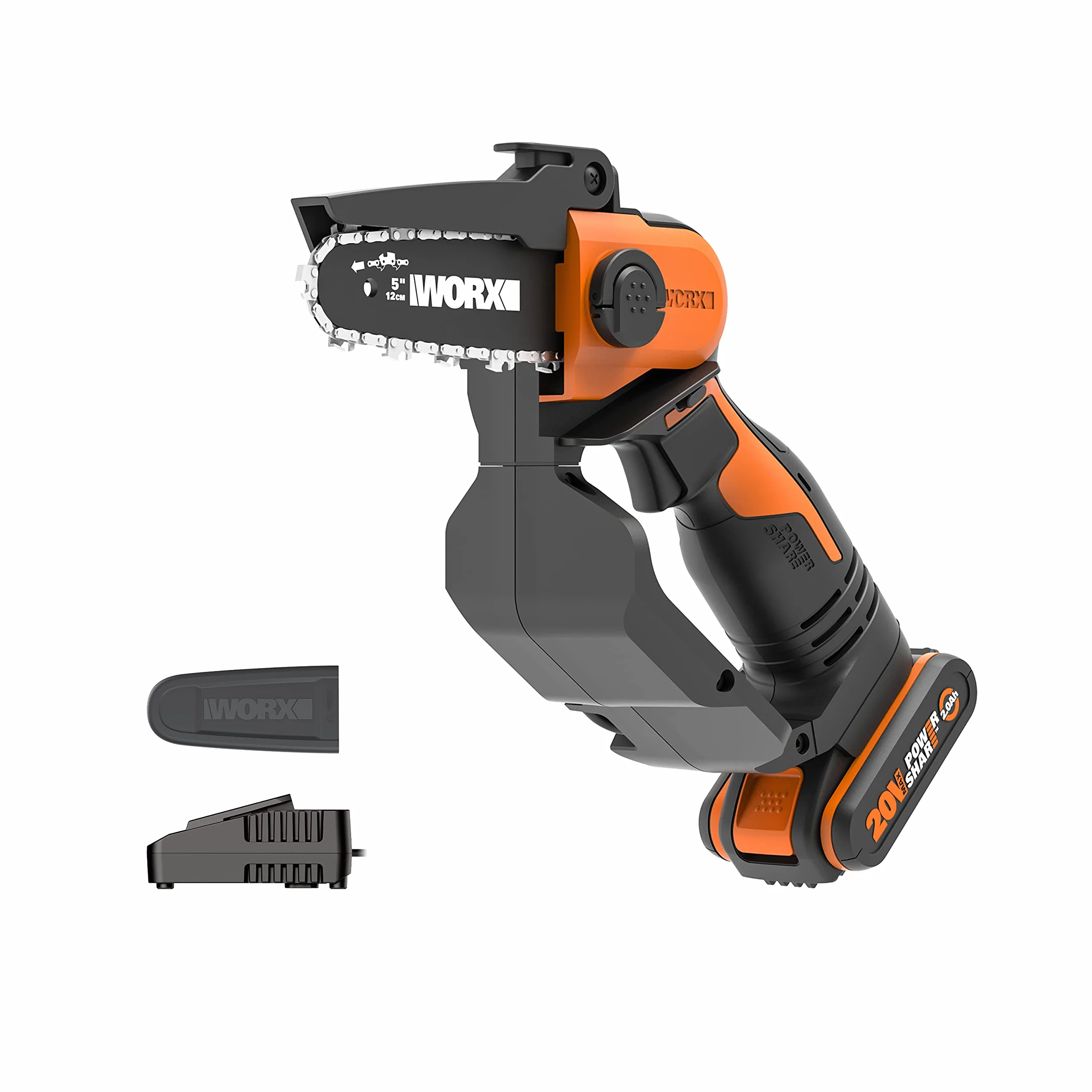 Worx Piła Łańcuchowa, Czarny/Pomarańczowy, 20 V