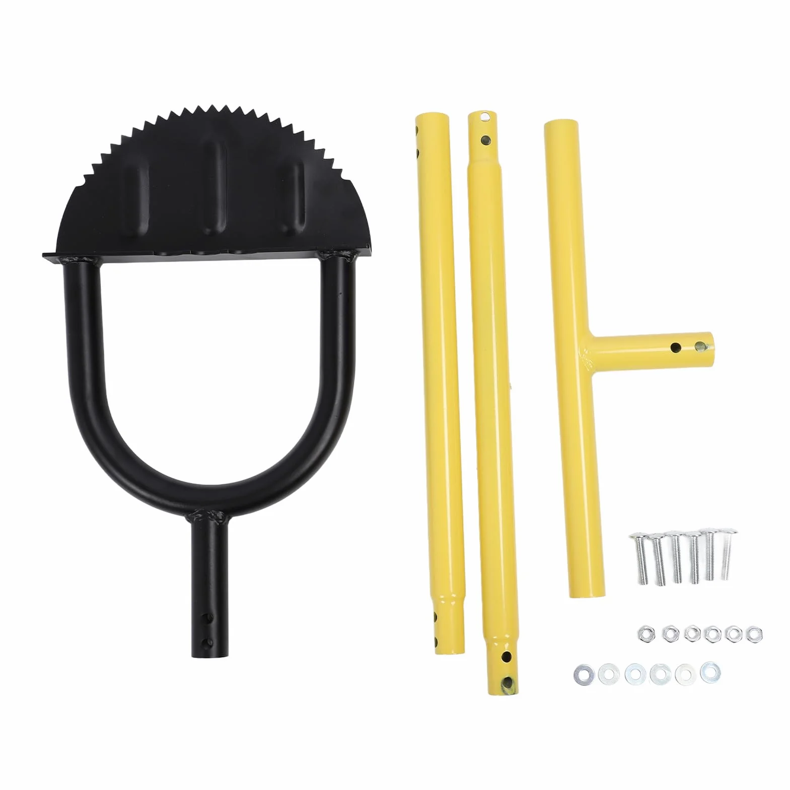 Ręczny Half Moon Edger, Garden Edger Hand Trzmowanie łopaty Half Moon Lawn Edger z Przedłużonym Słupem 96 Cm do Utrzymania Krawędzi, łopaty